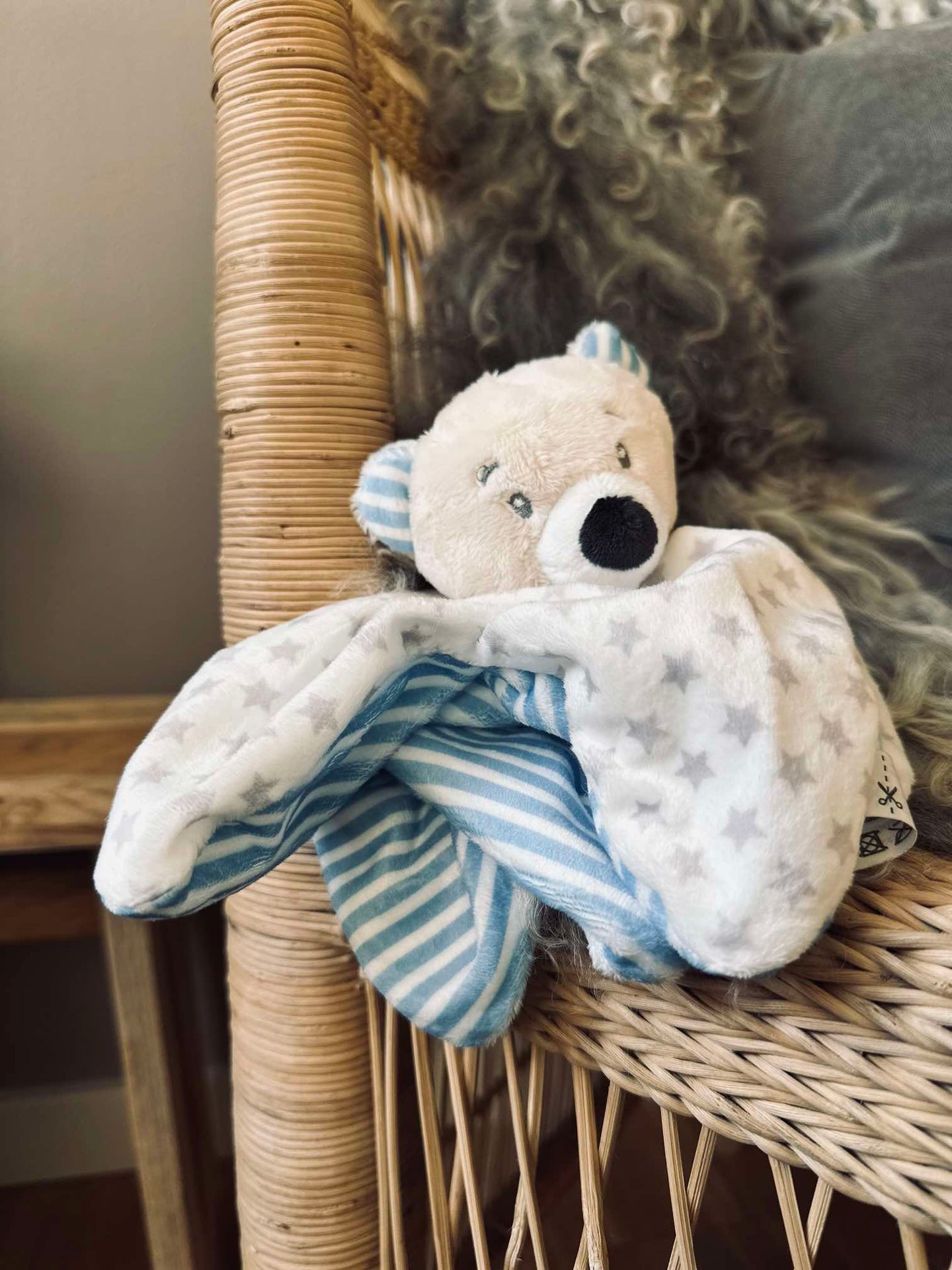 Koseklut til baby - Lyseblå