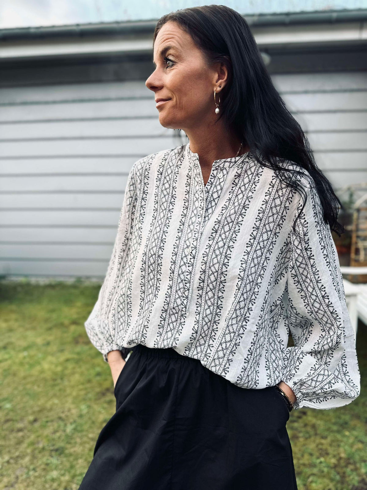 Øreringer ESTELLE forgylt