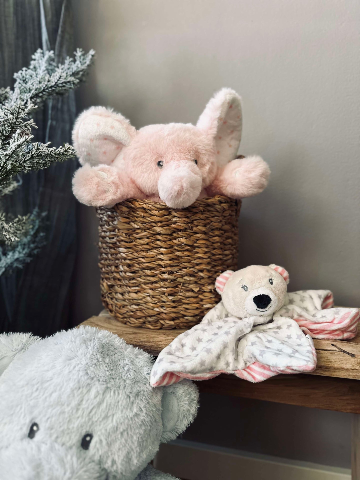 Koseklut til baby - Lyserosa