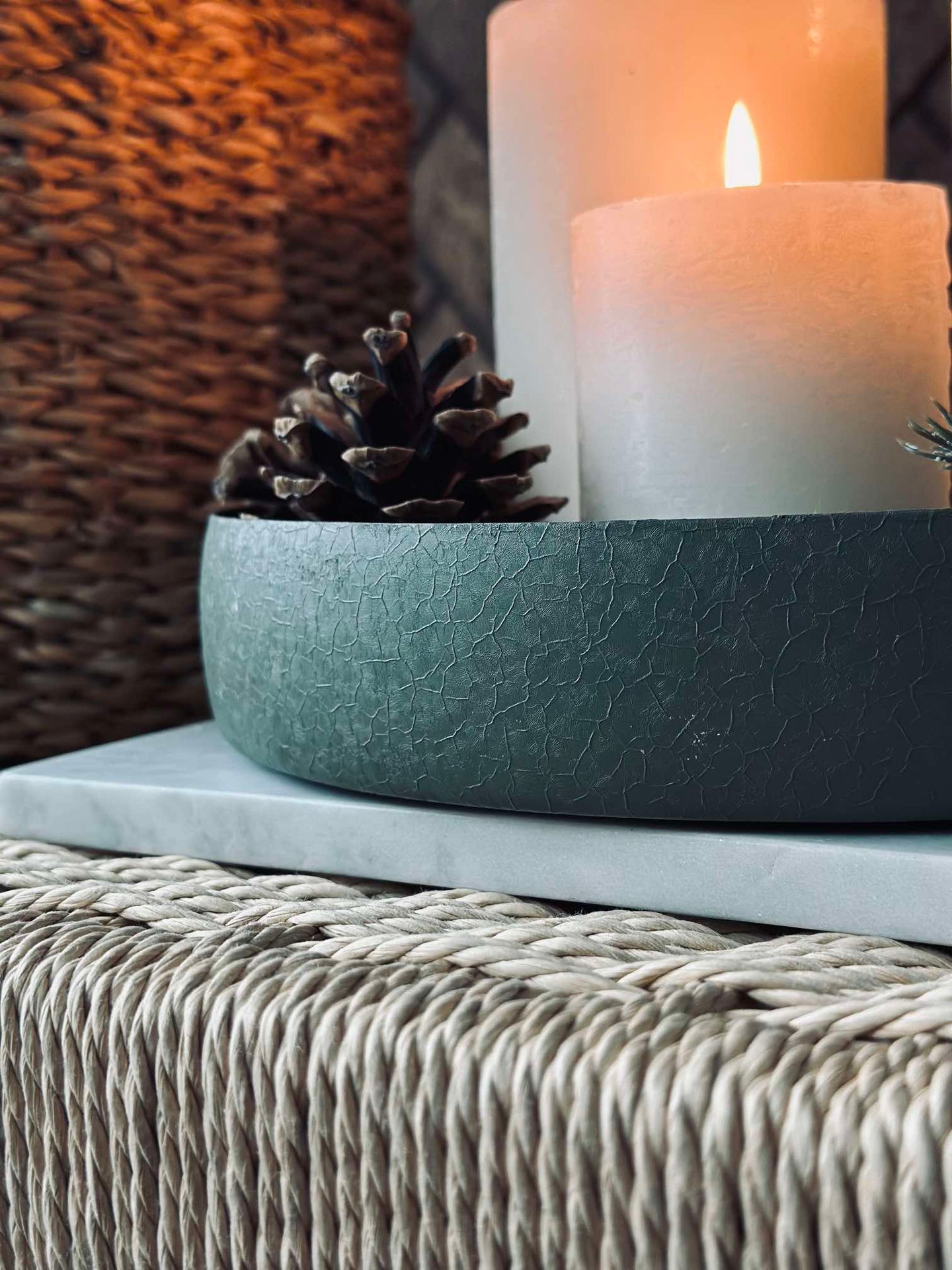 NOYA serveringsfat 26 cm - Grønn