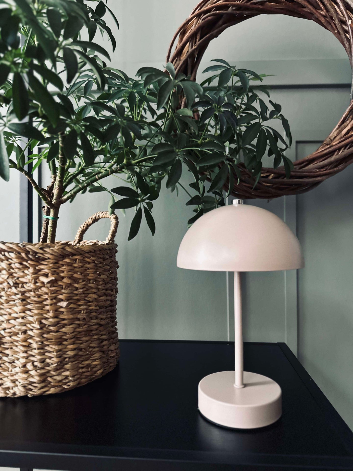 Bordlampe med touch - Sand