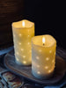 LED Blokklys Twinkle - 12,5 cm Krem