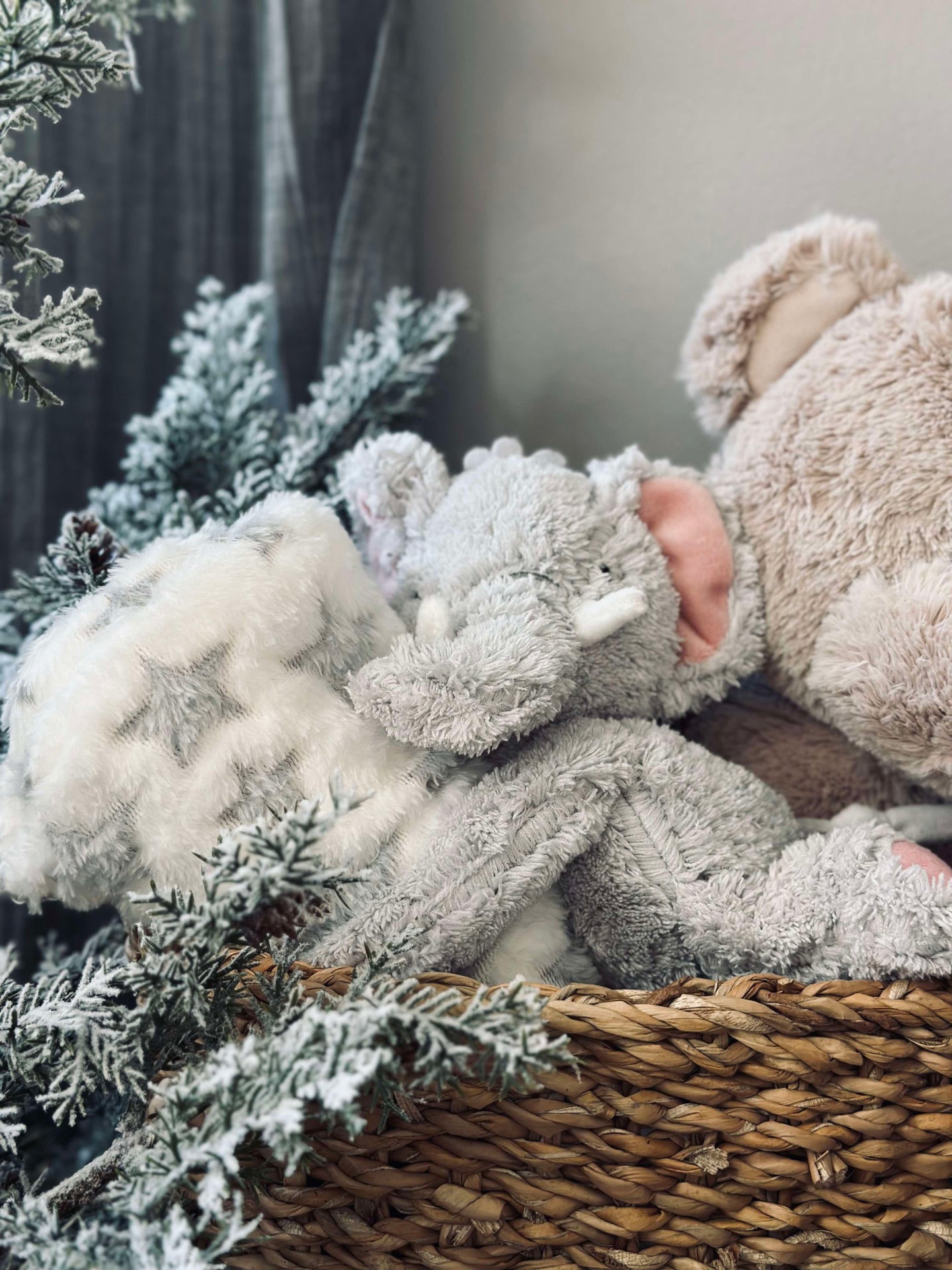 Babypteppe med bamse - Elefant