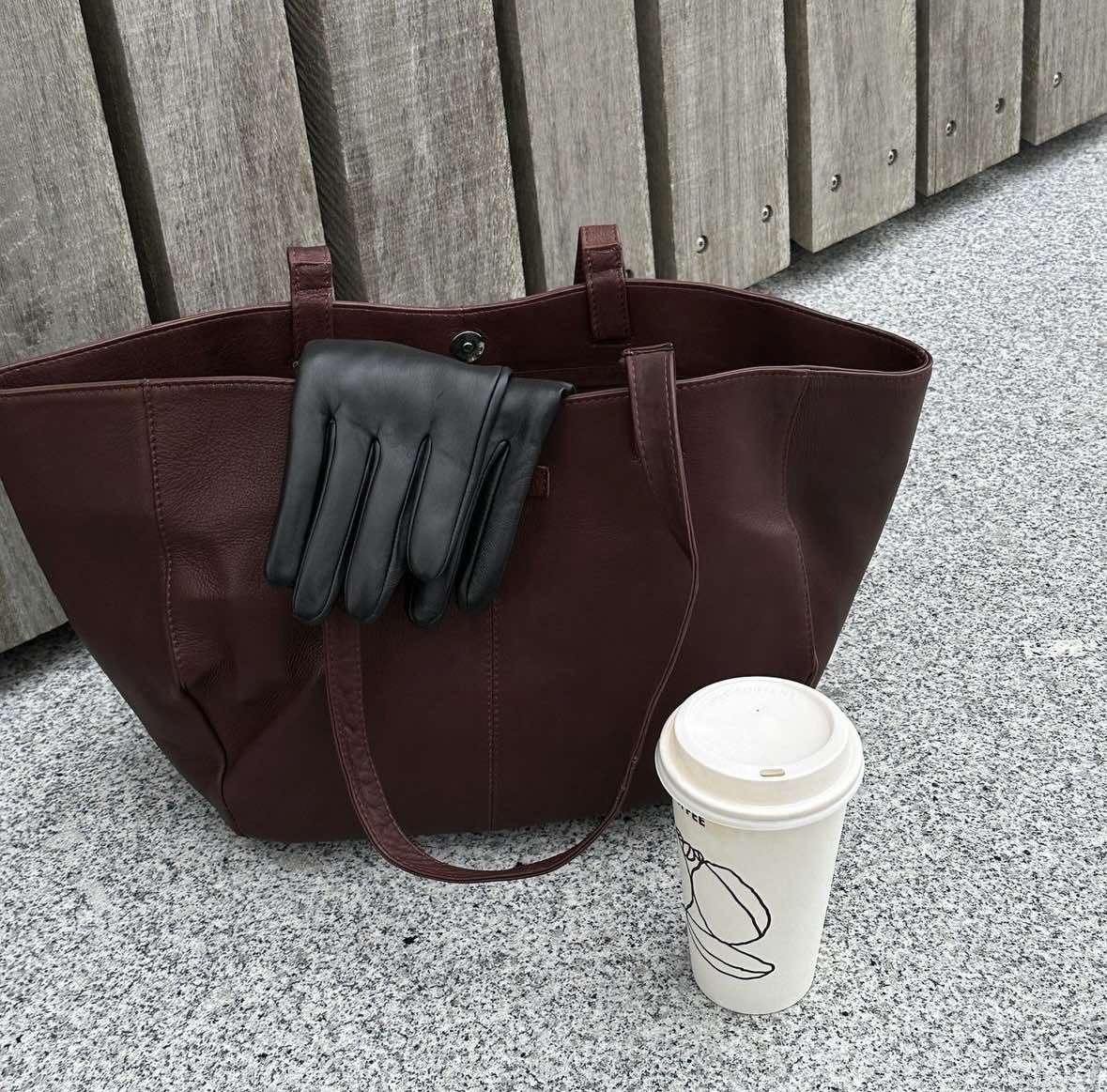 Shopper Aura – Brun skinn