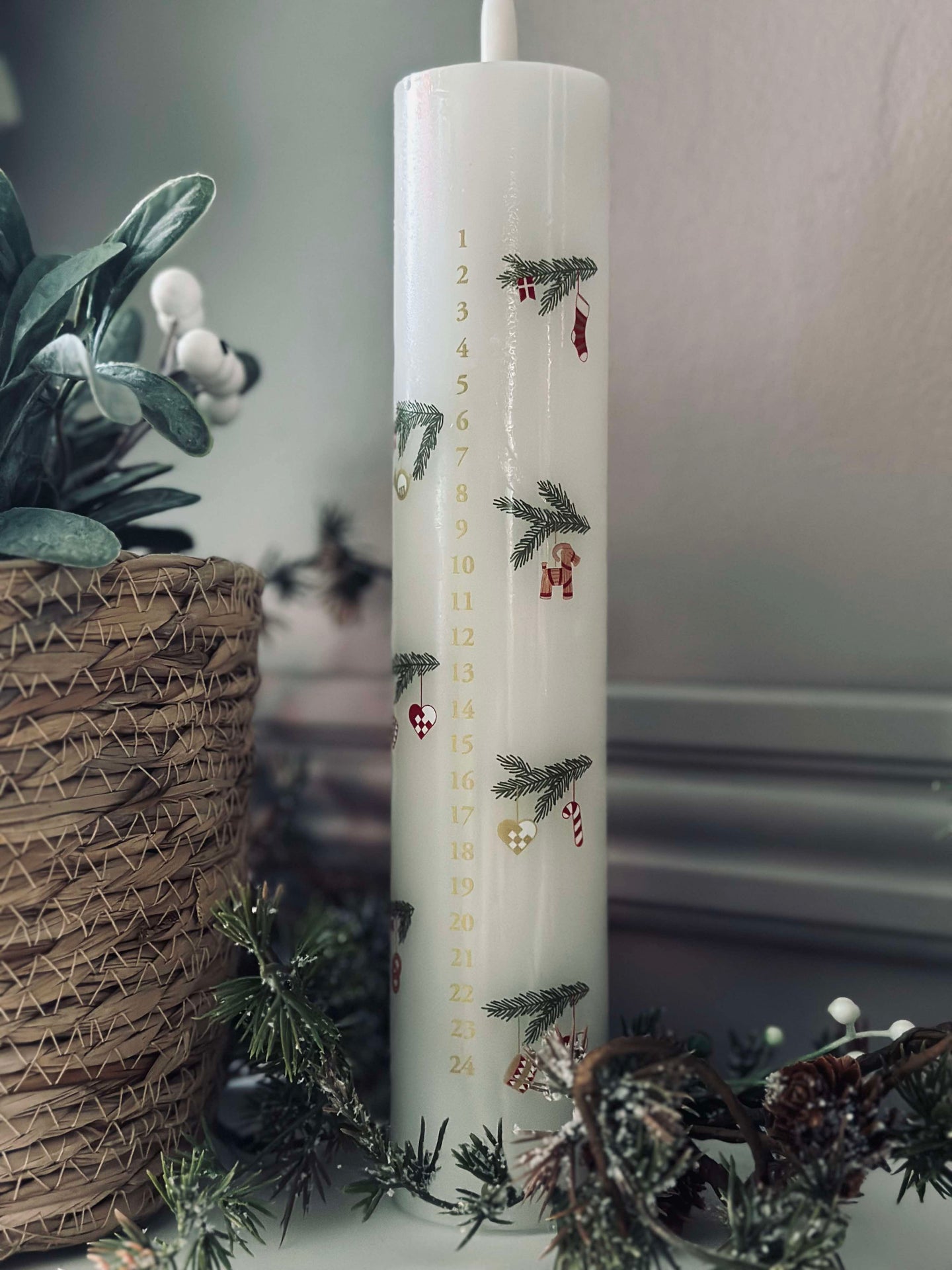 LED Kalenderlys med fjernbetjening