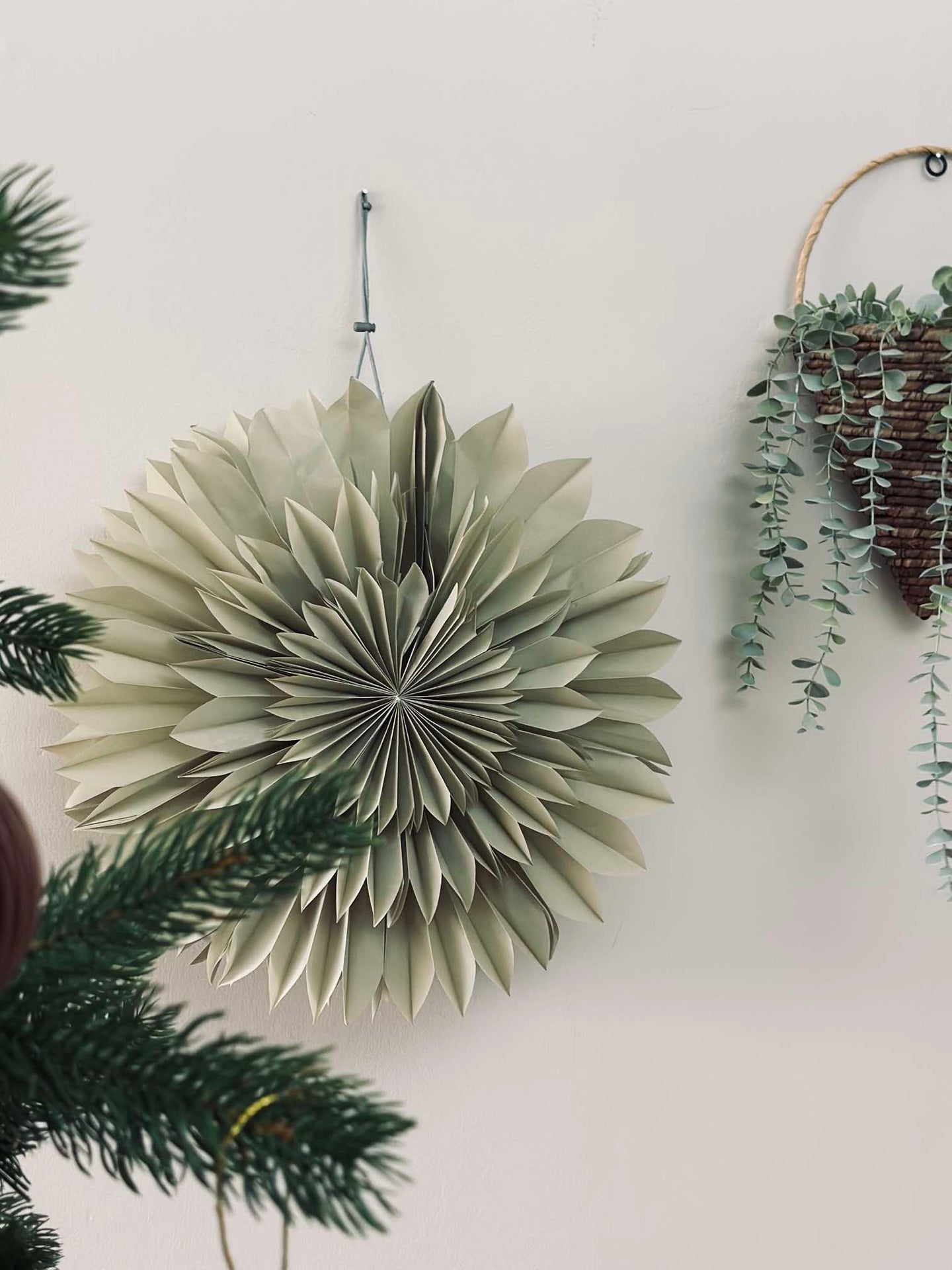 Stjerne Dusty green - 50 cm