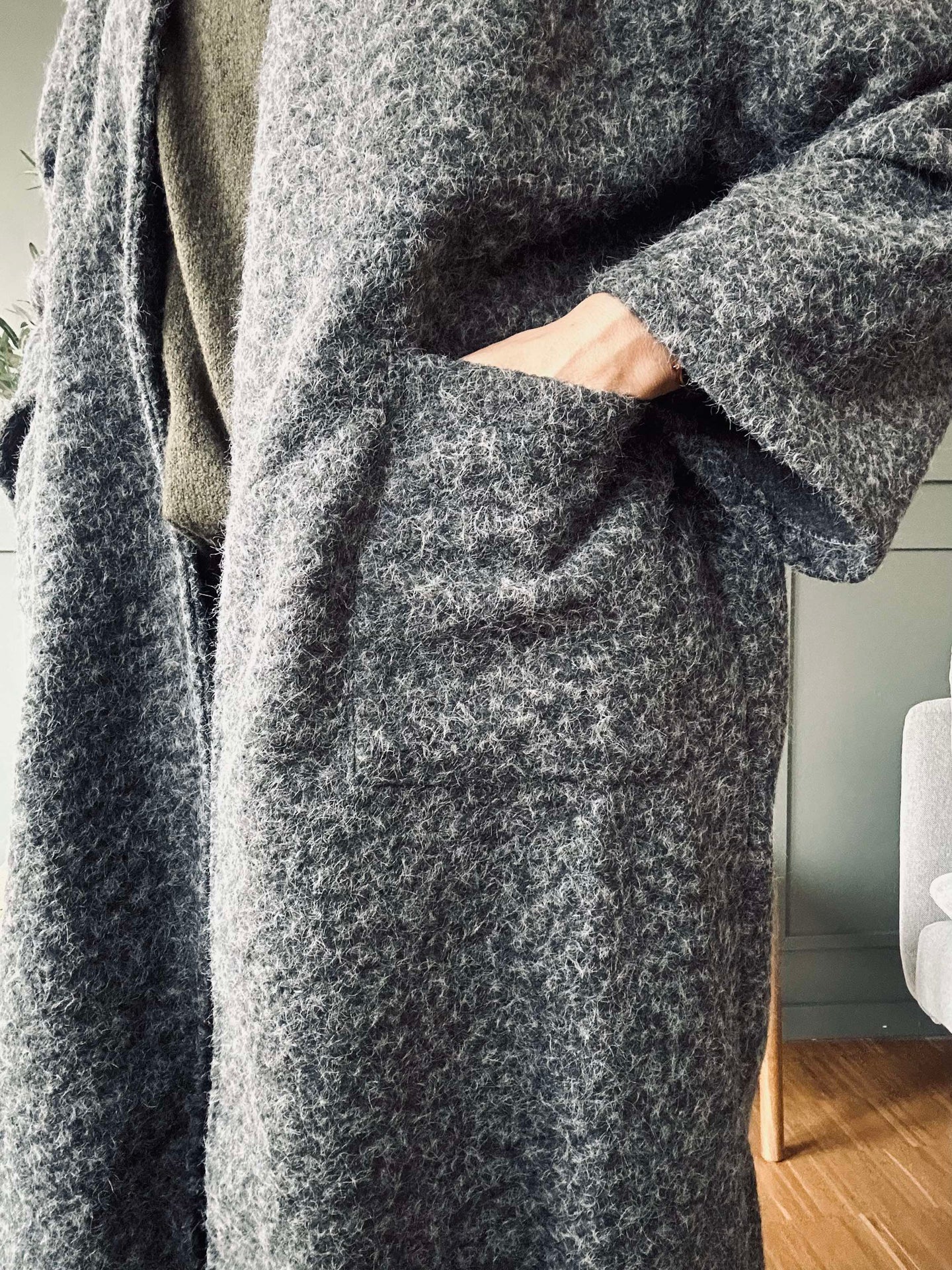 Jakke Belina - Oversize Grå