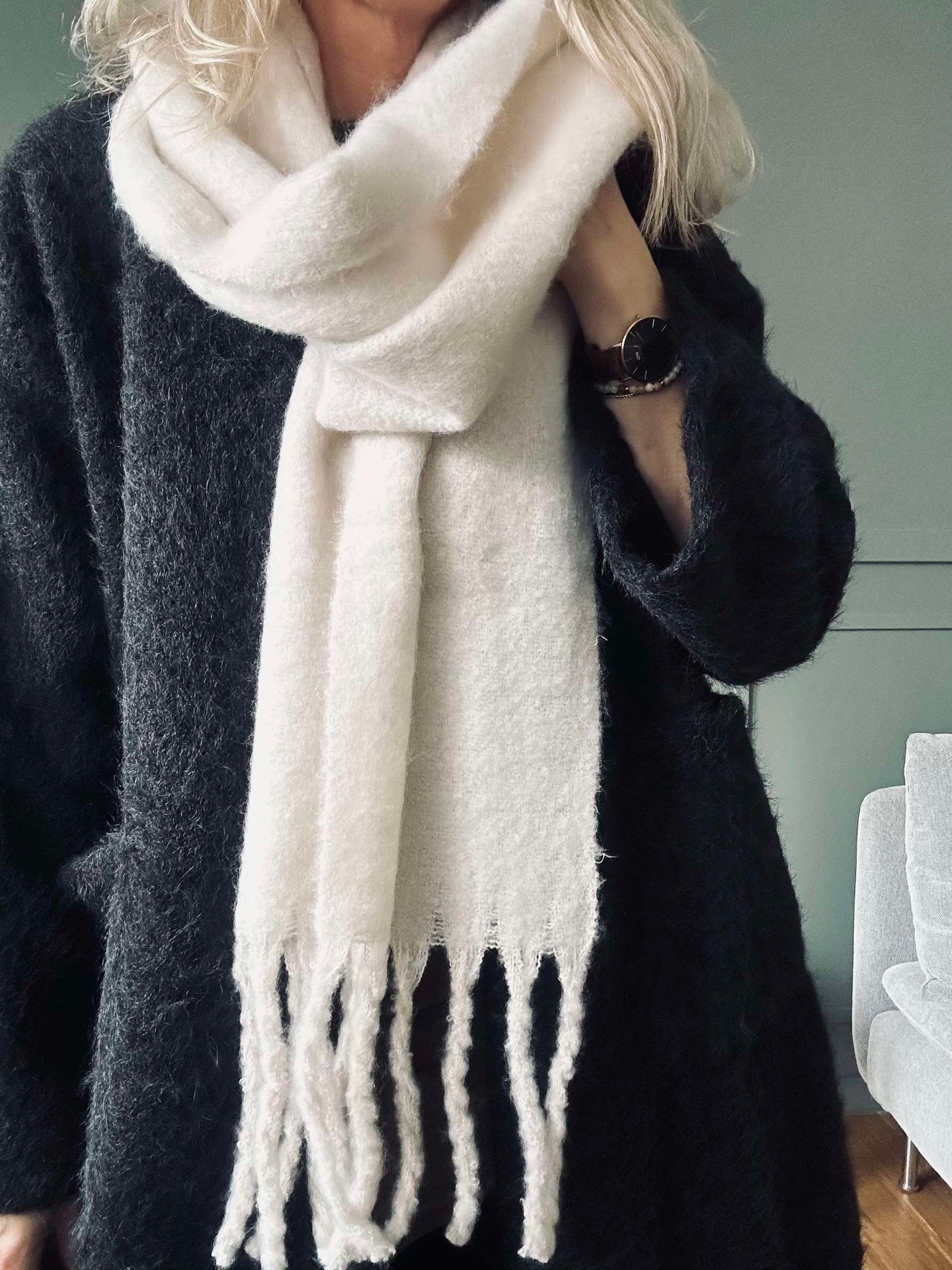 Skjerf White