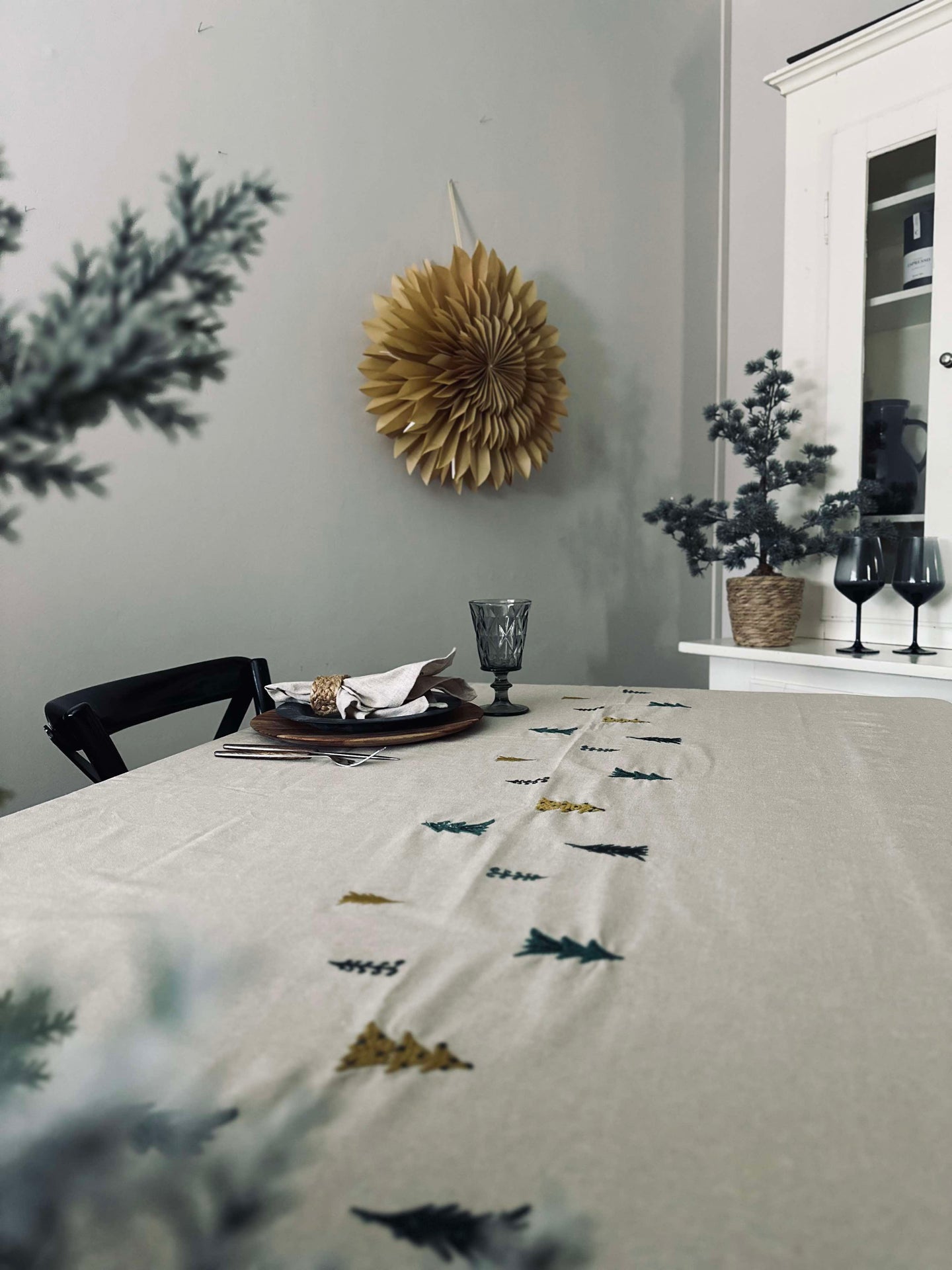 Juleduk Bomull - 140x360