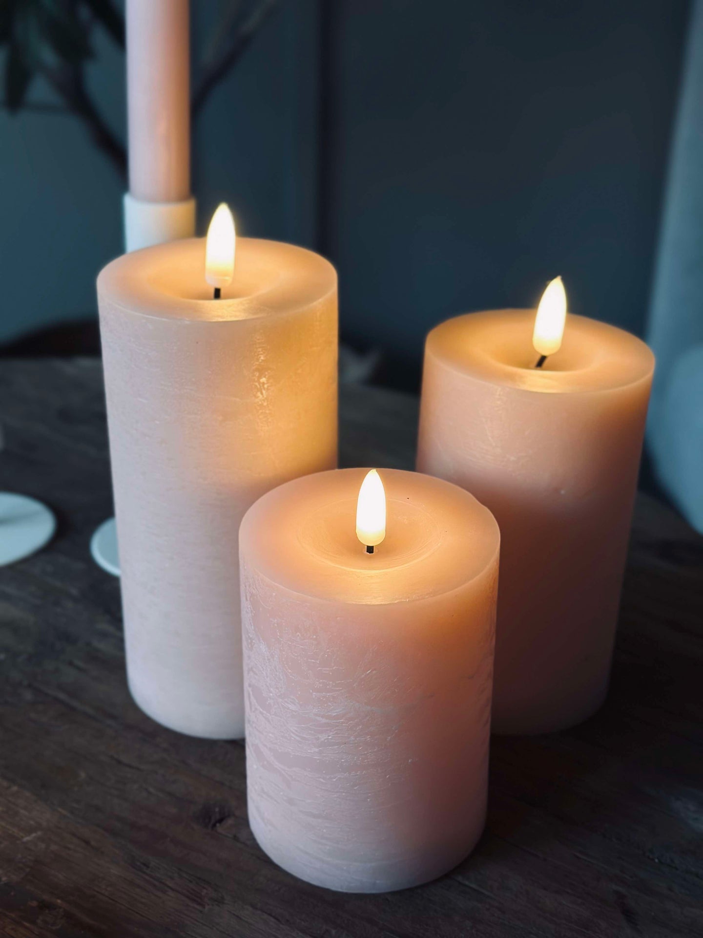 LED-lys pakke med 9 LED-lys - Rosa