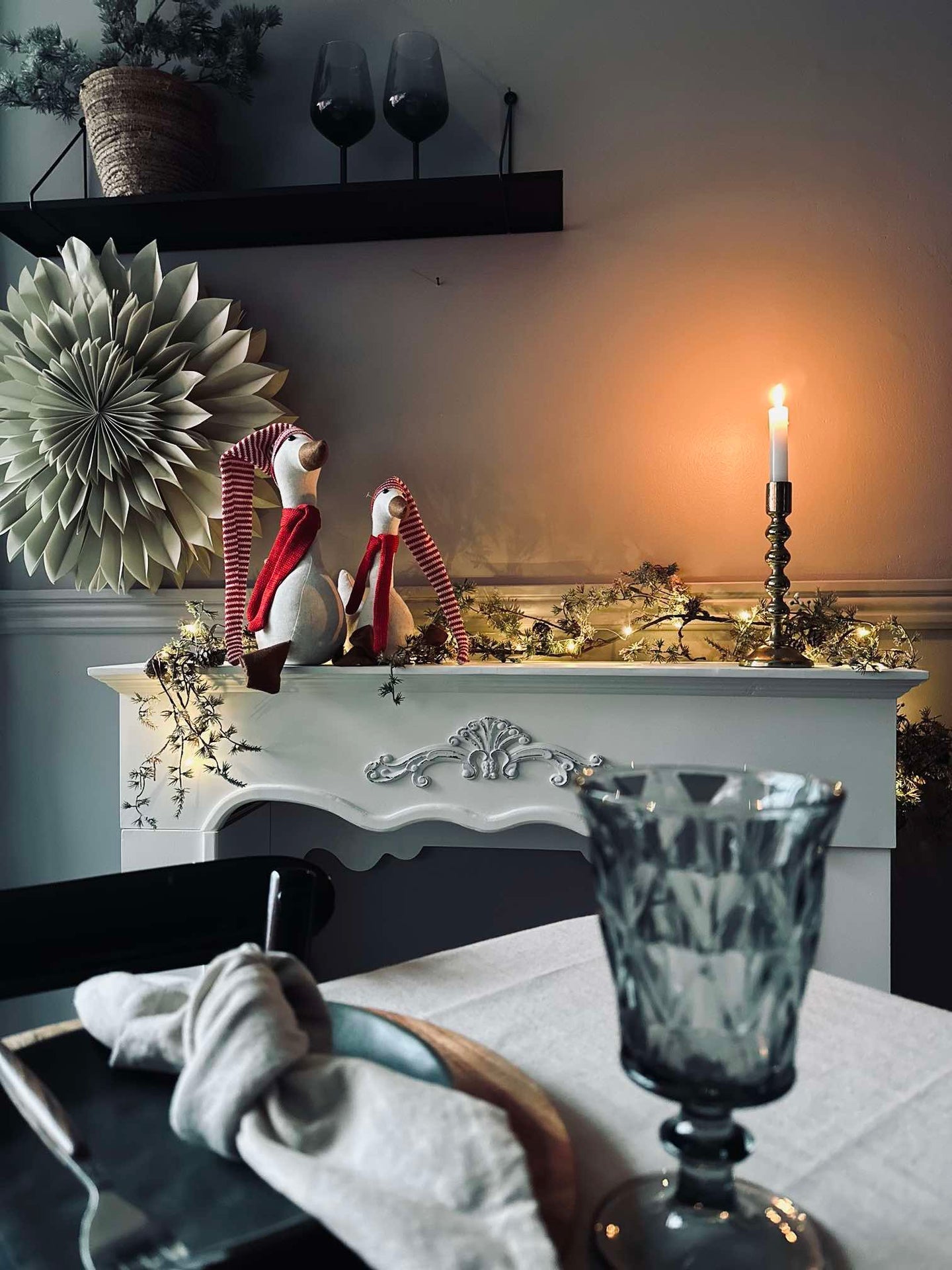 Juleand med lue - Medium