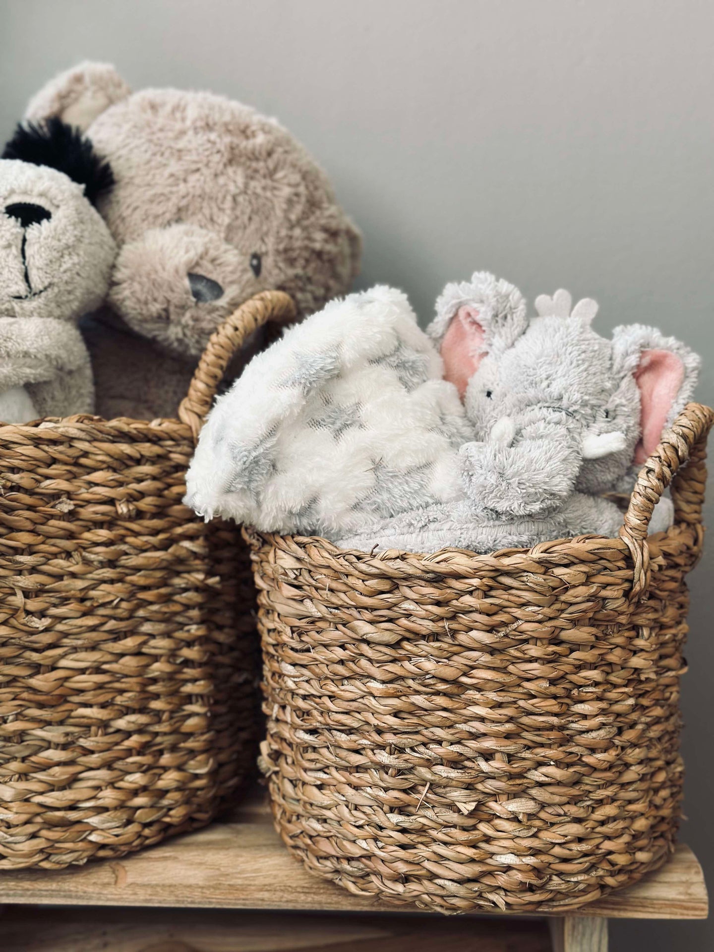 Babypteppe med bamse - Elefant
