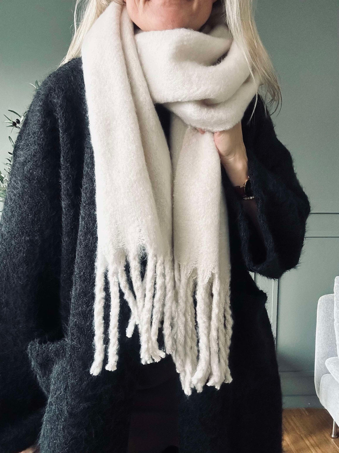 Skjerf White