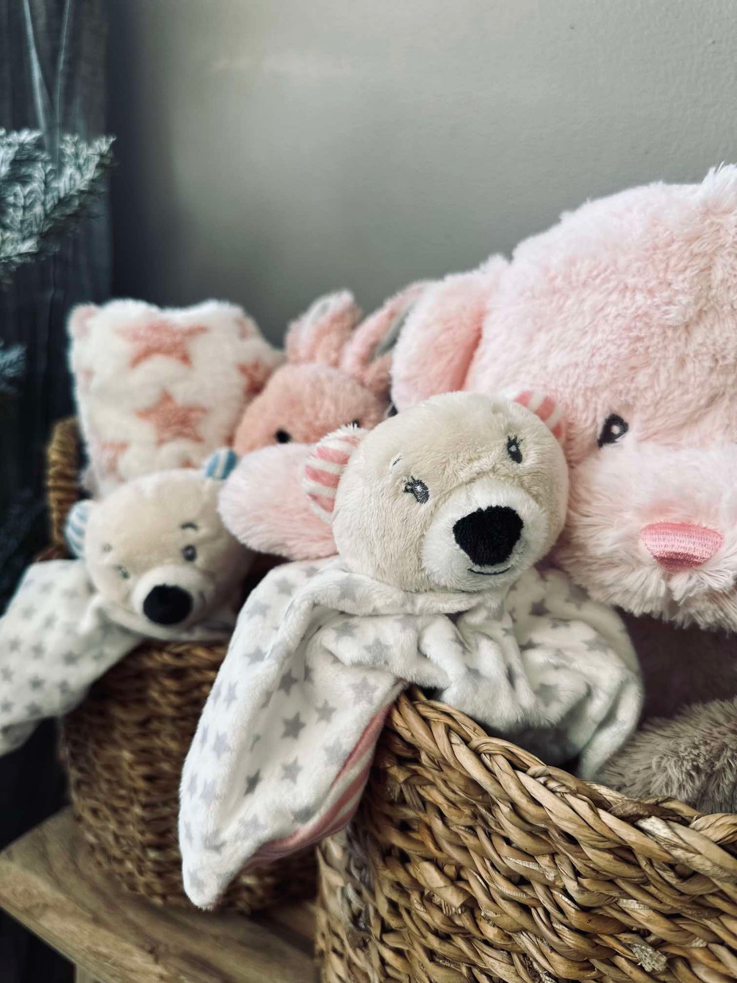 Koseklut til baby - Lyserosa