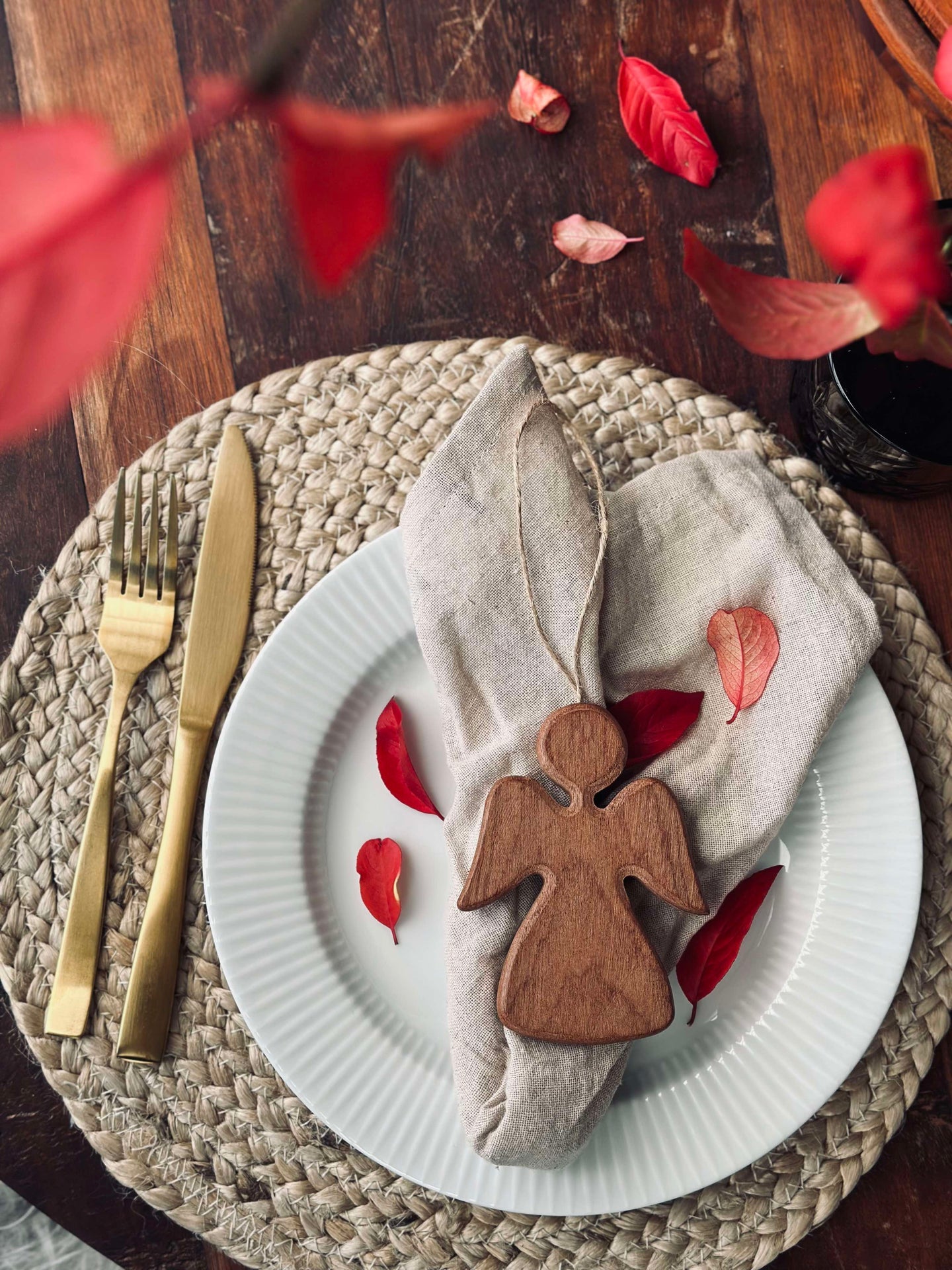 Bordbrikke i jute - Natur