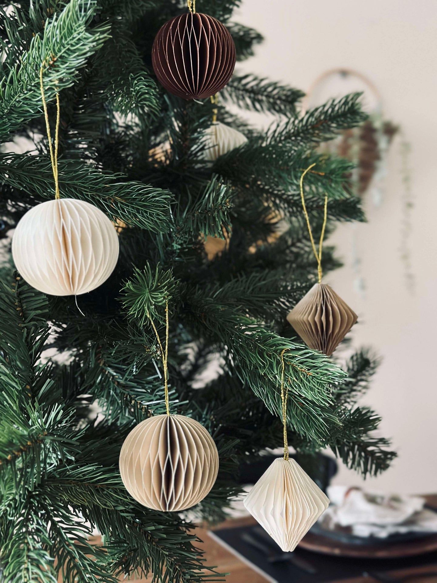 Juleoppheng i papir Small - 9 stk