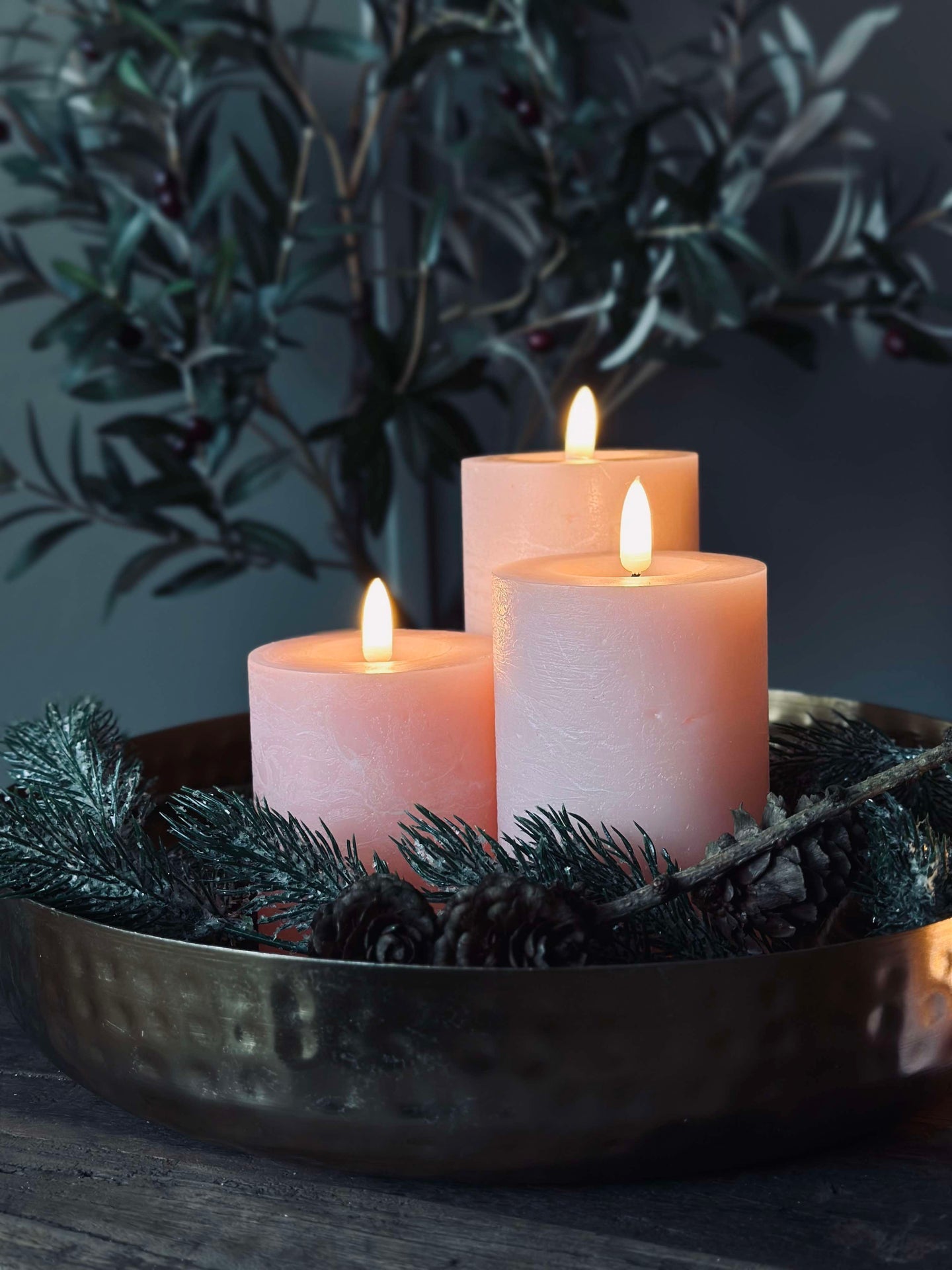 LED-lys pakke med 9 LED-lys - Rosa