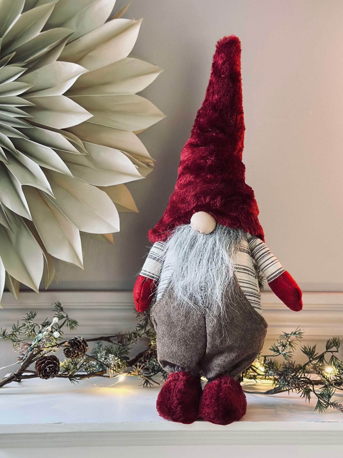 Nisse med skjegg - Stående