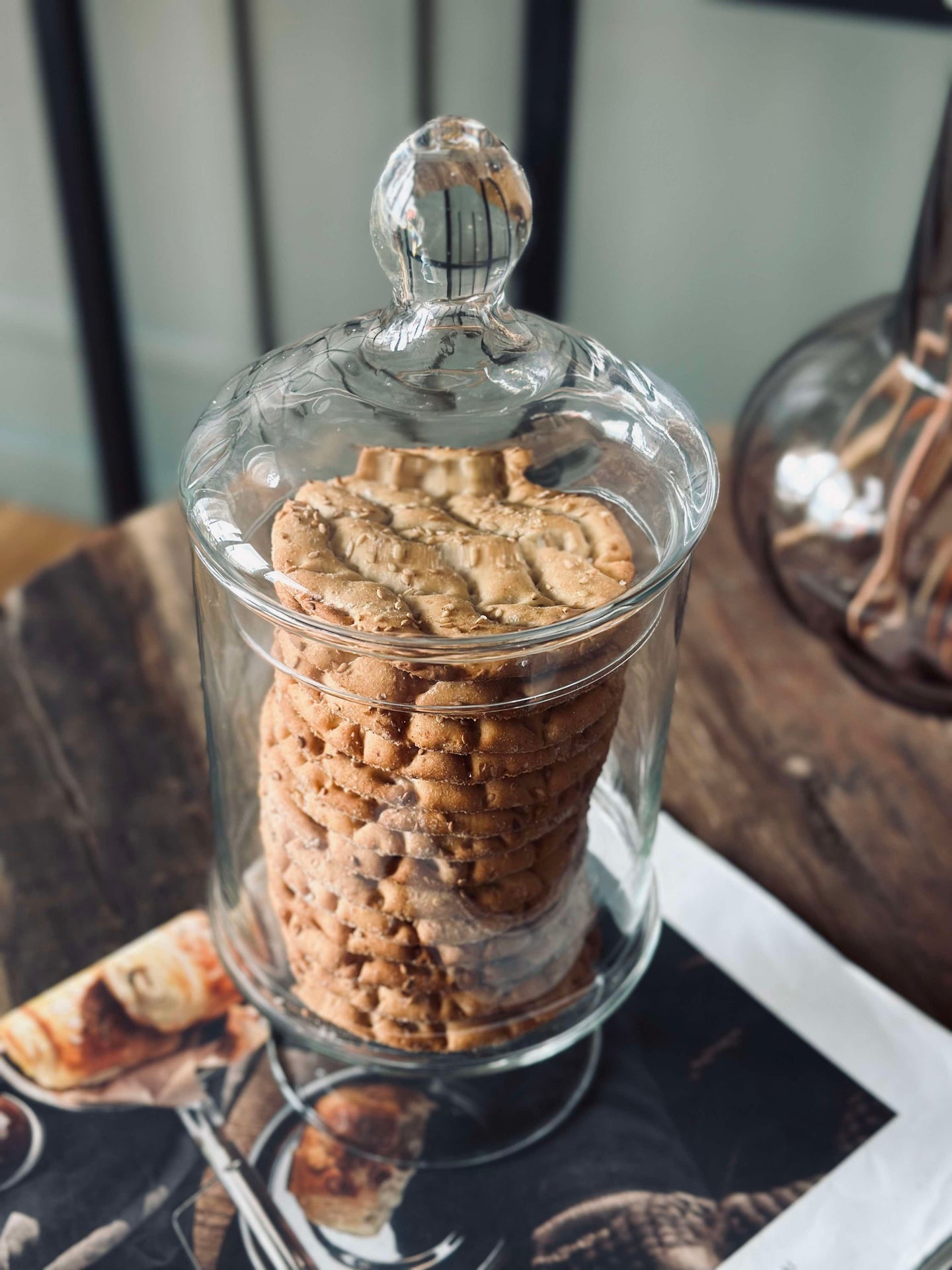 Oppbevaring med lokk - Glass