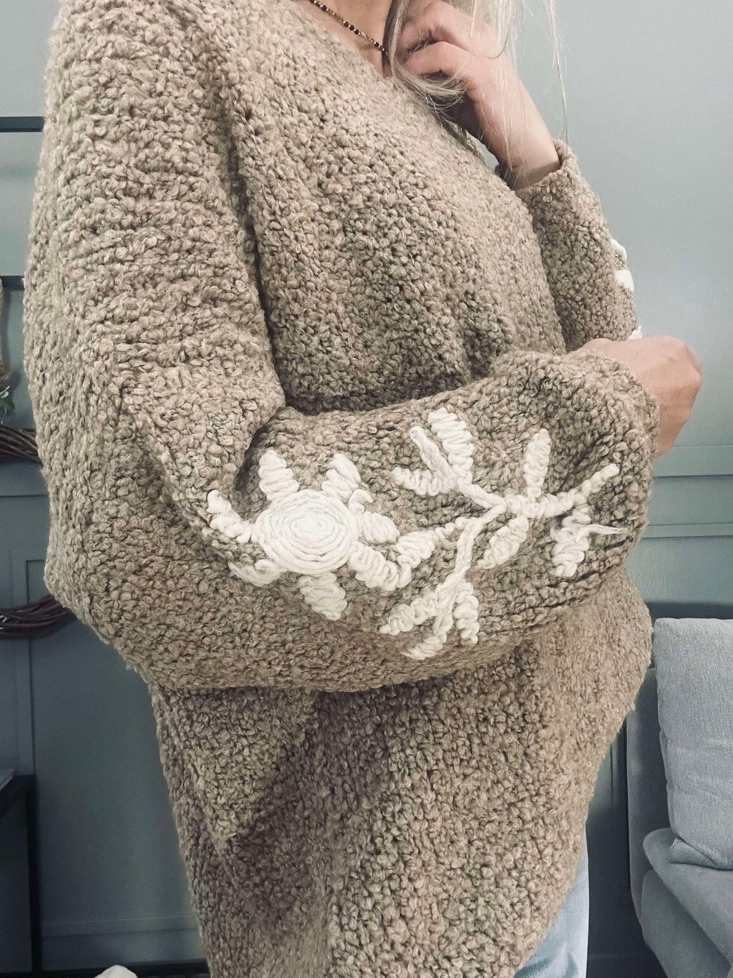 Strikk Almond Beige