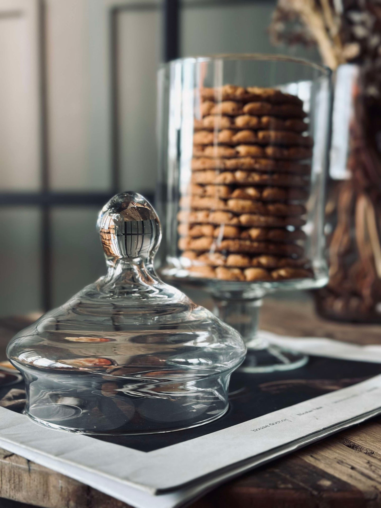 Oppbevaring med lokk - Glass