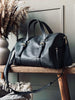 Treningstaske BLACK leather