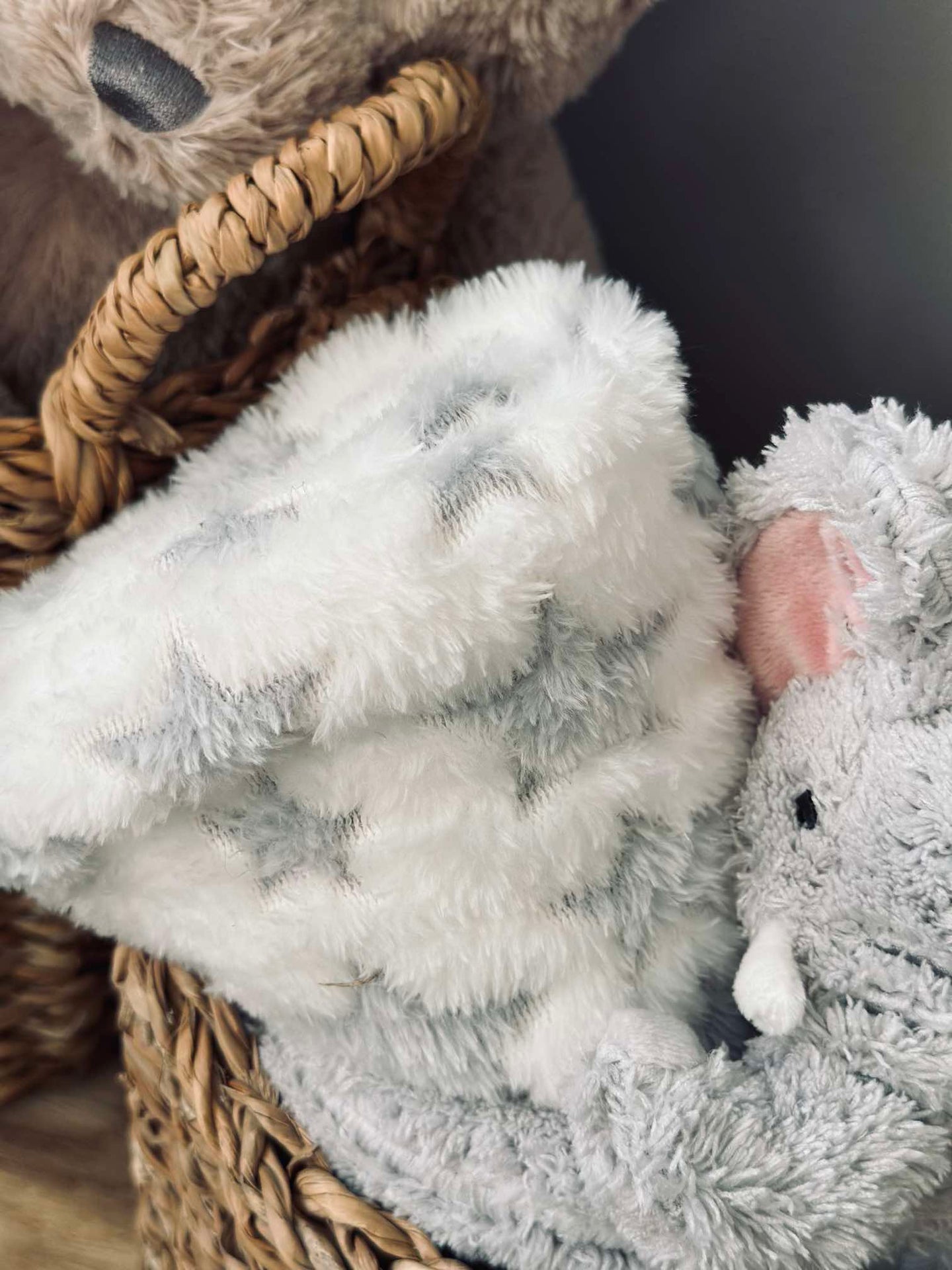 Babypteppe med bamse - Elefant