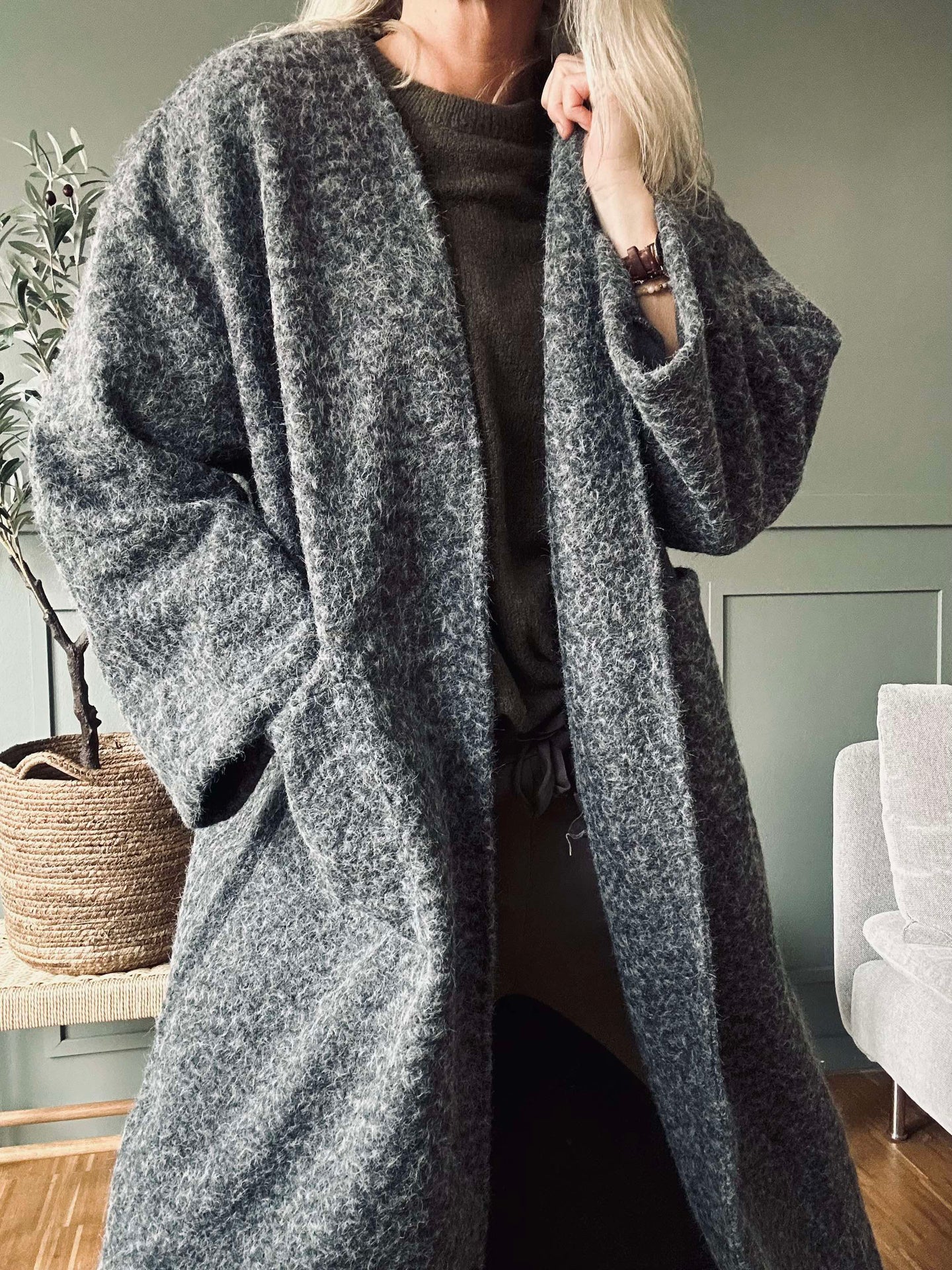 Jakke Belina - Oversize Grå