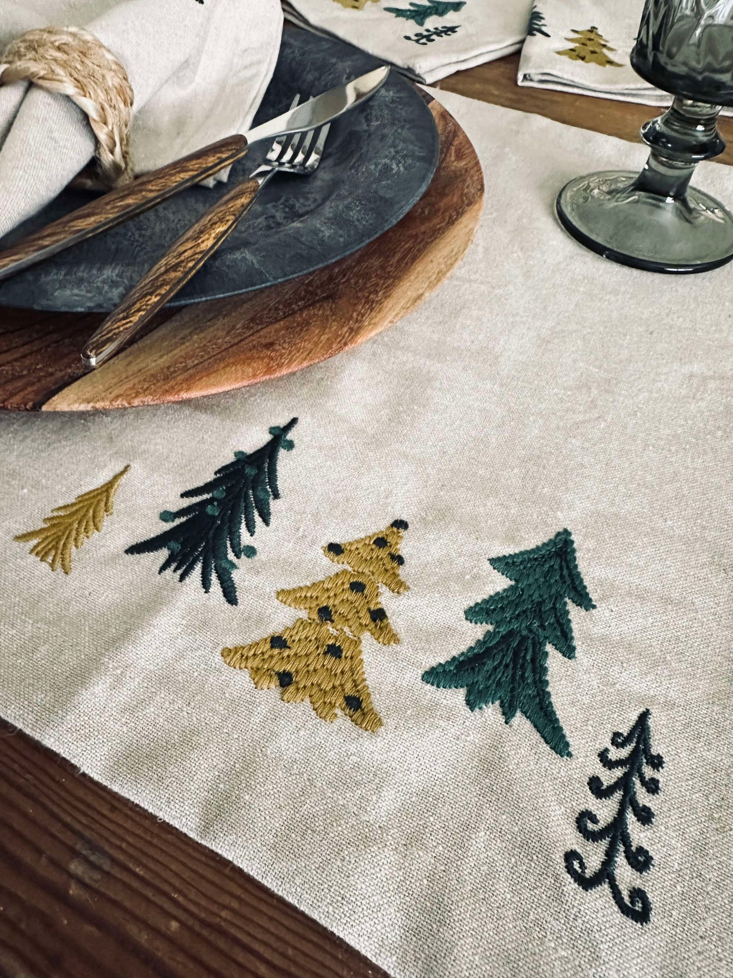 Bordbrikker Trær 35x45cm - 4 stk.