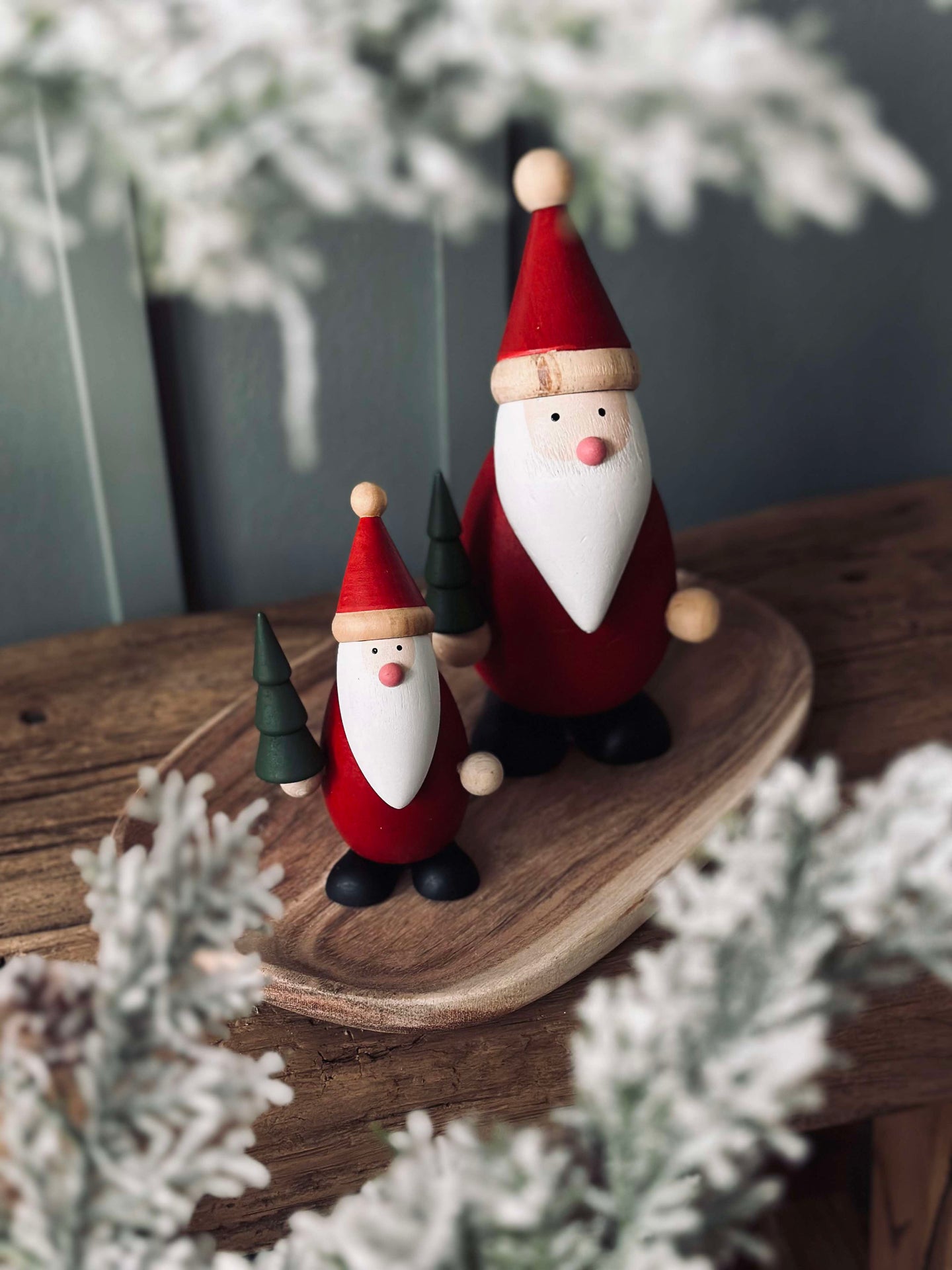 Julenisse med juletre - Liten