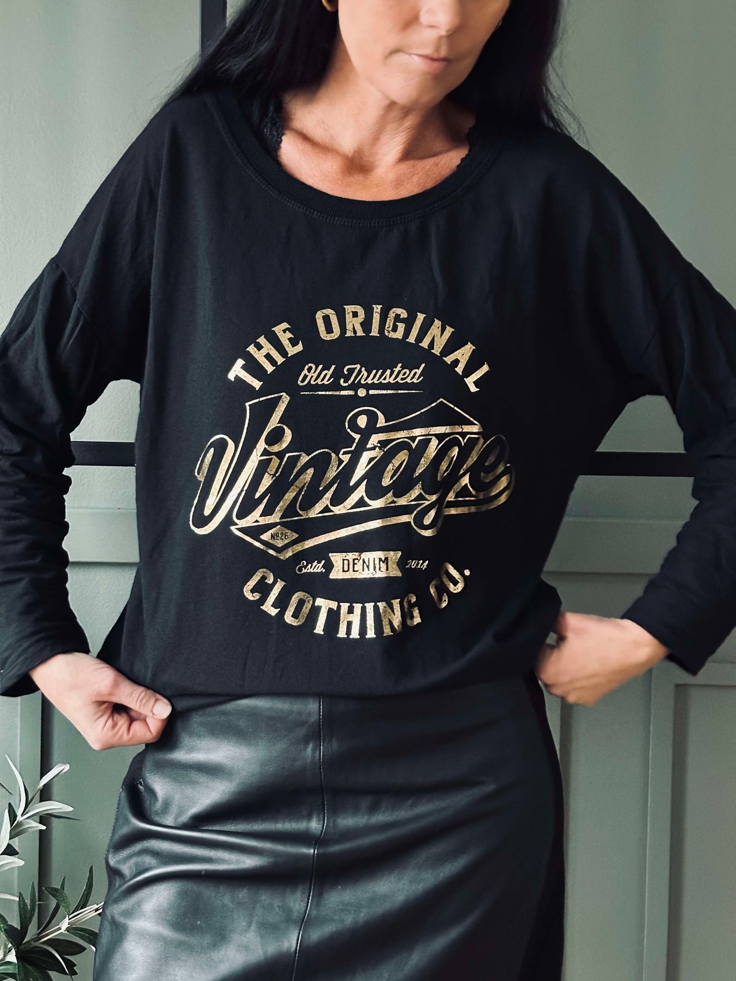 Bluse Vintage - Black
