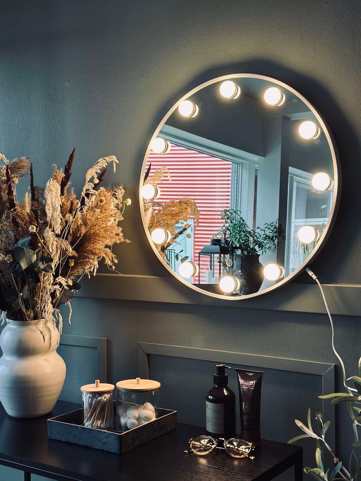 Hollywood Makeup Speil med lys - Dia 50cm