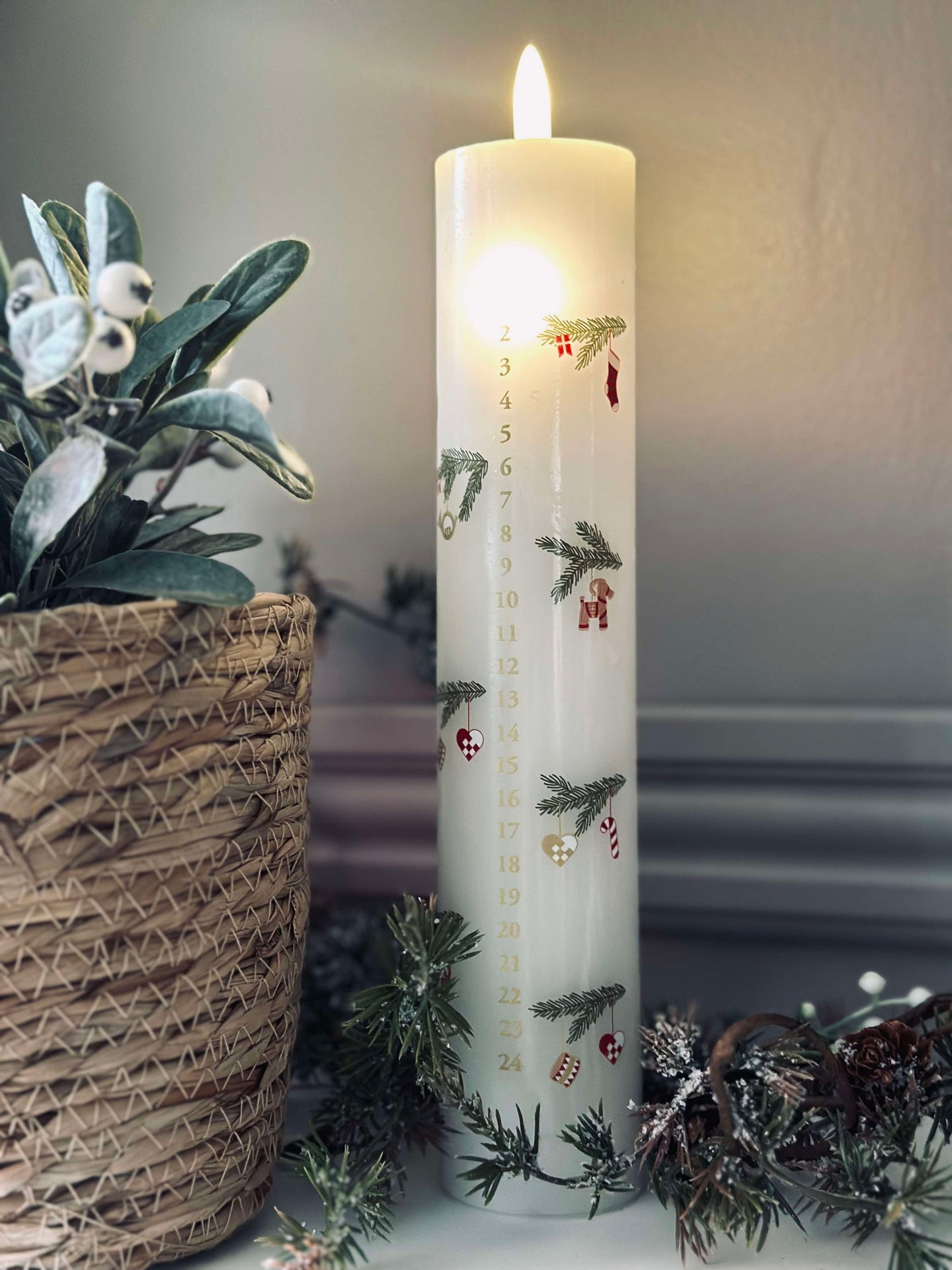 LED Kalenderlys med fjernbetjening