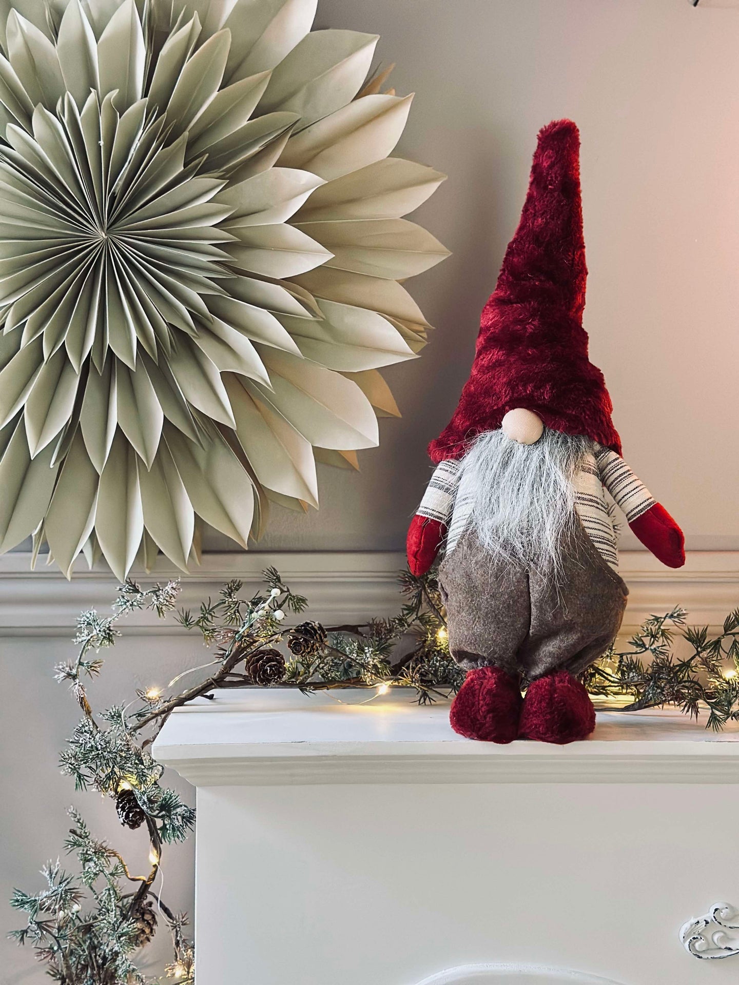 Nisse med skjegg - Stående