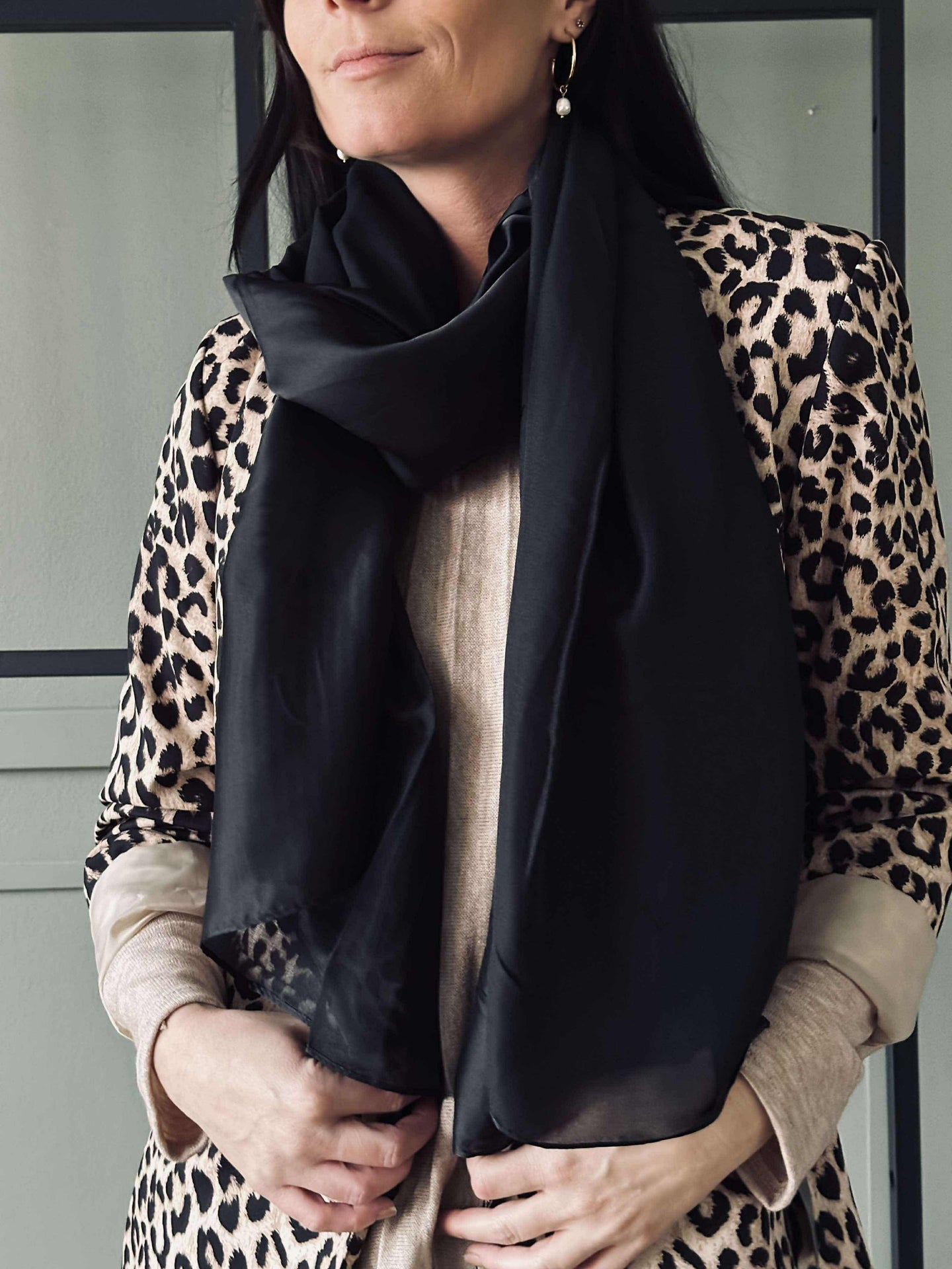 Skjerf Silky Black
