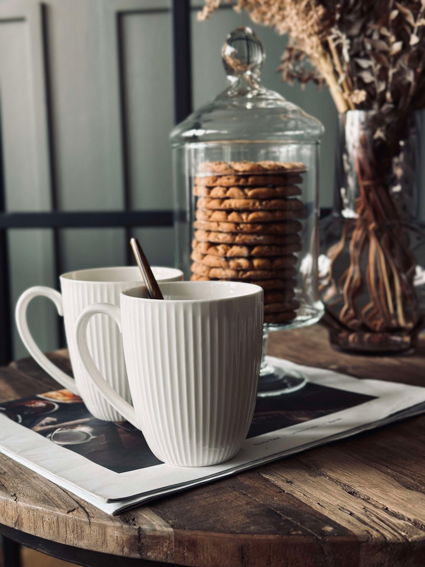 Riflet Krus - Porselen