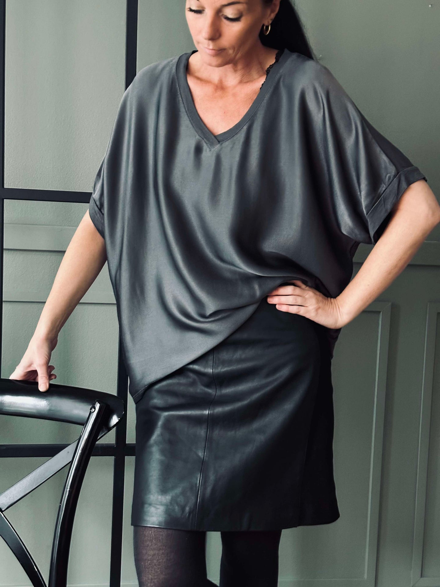 Bluse MILA - Koks