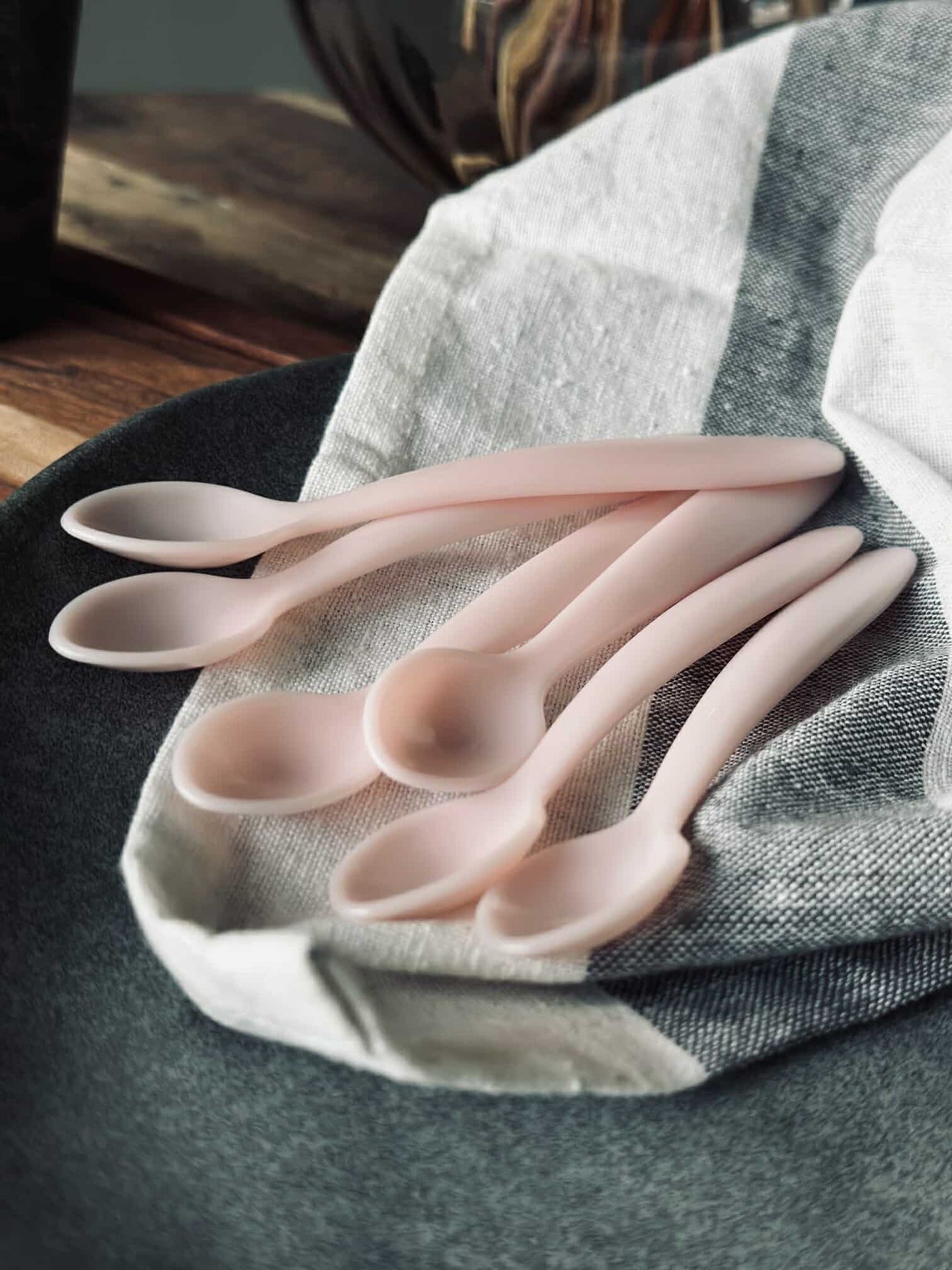 Babyskjeer - Rosa - 6 stk.