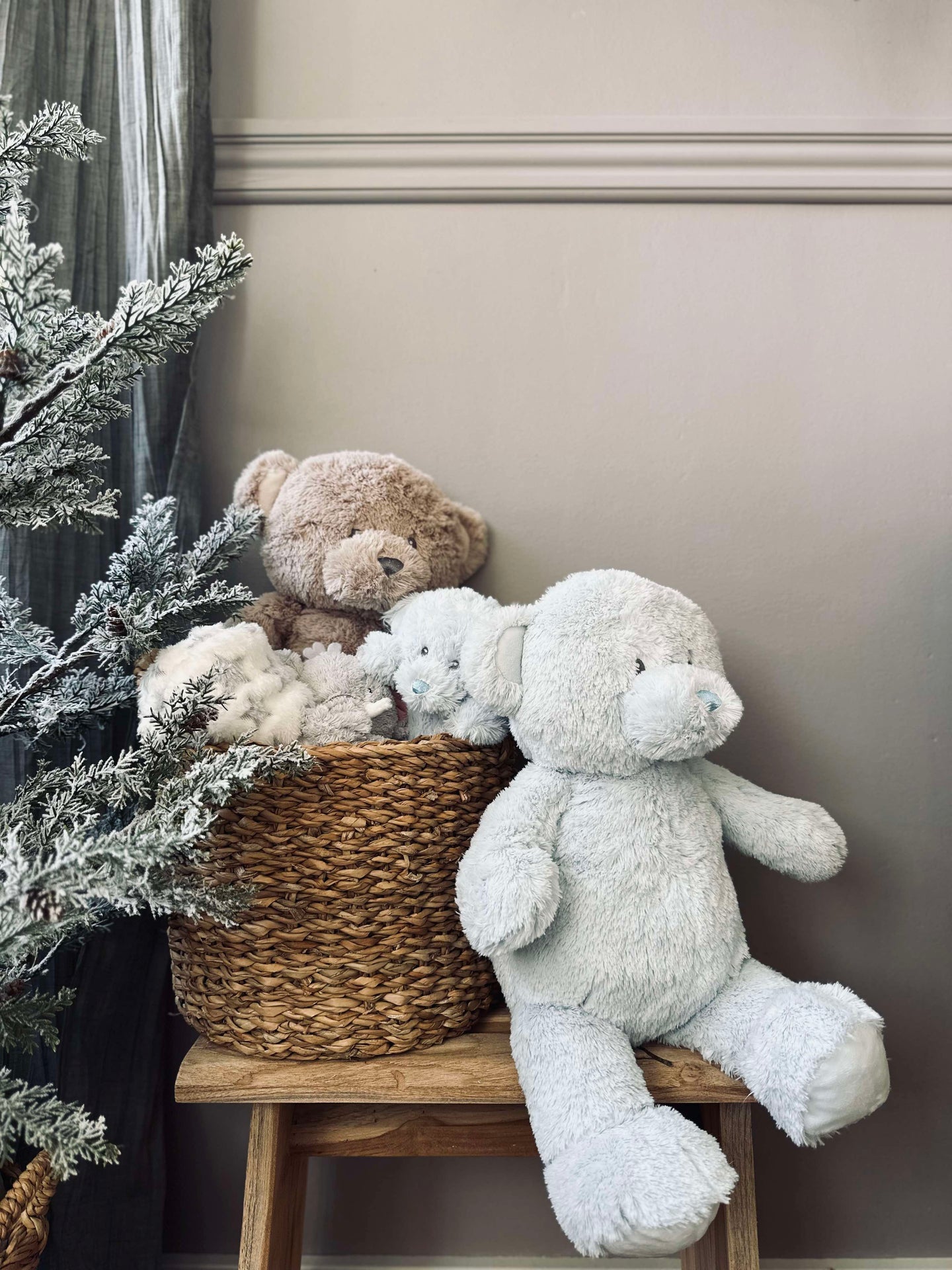 Bamse 43cm - Blå