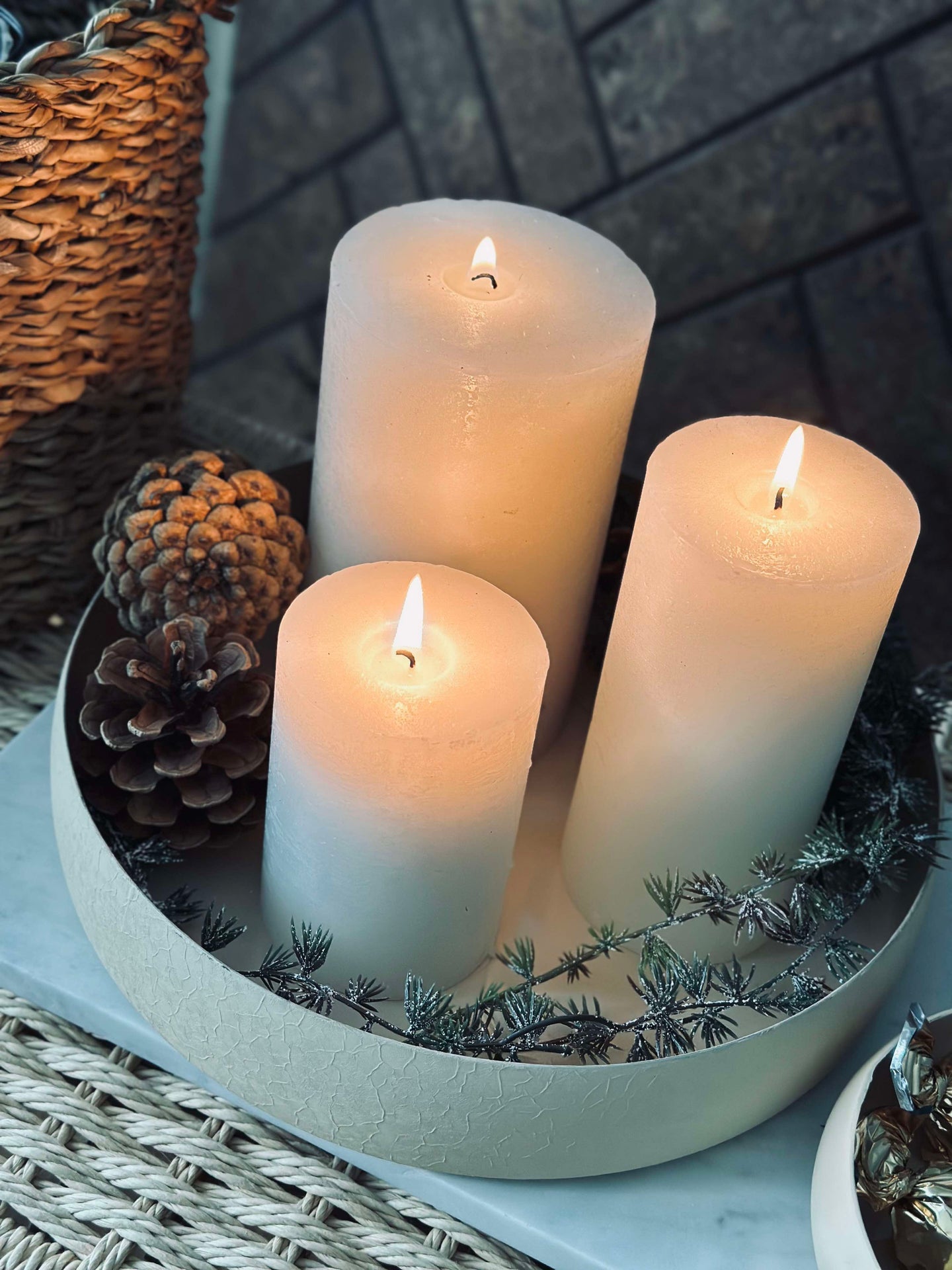 Serveringsfat NOYA 26 cm - Beige