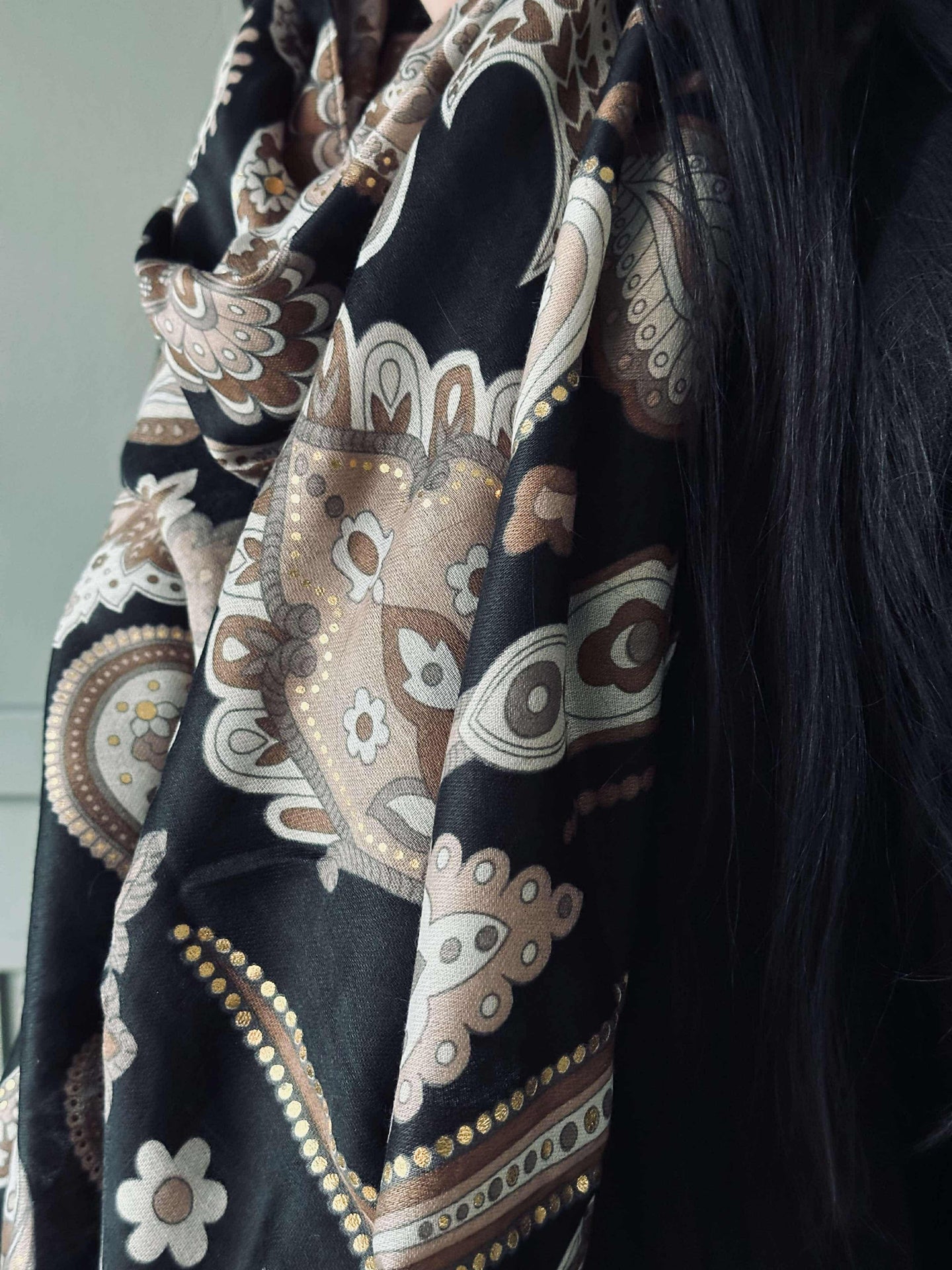 Skjerf Vintage Gold