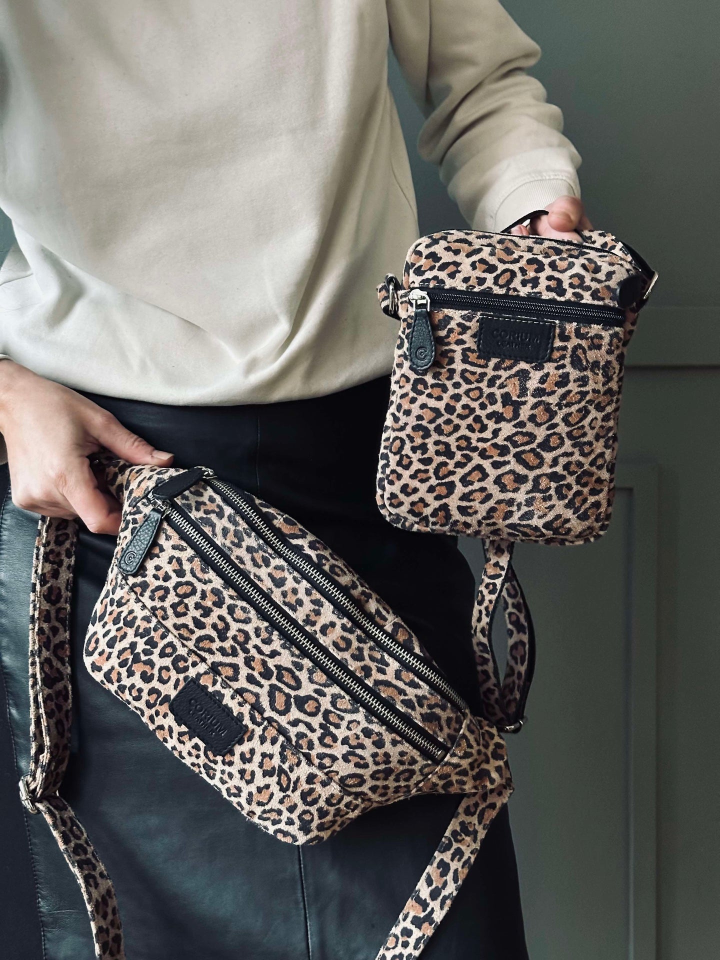 Mobilveske / Crossover Daily Leopard