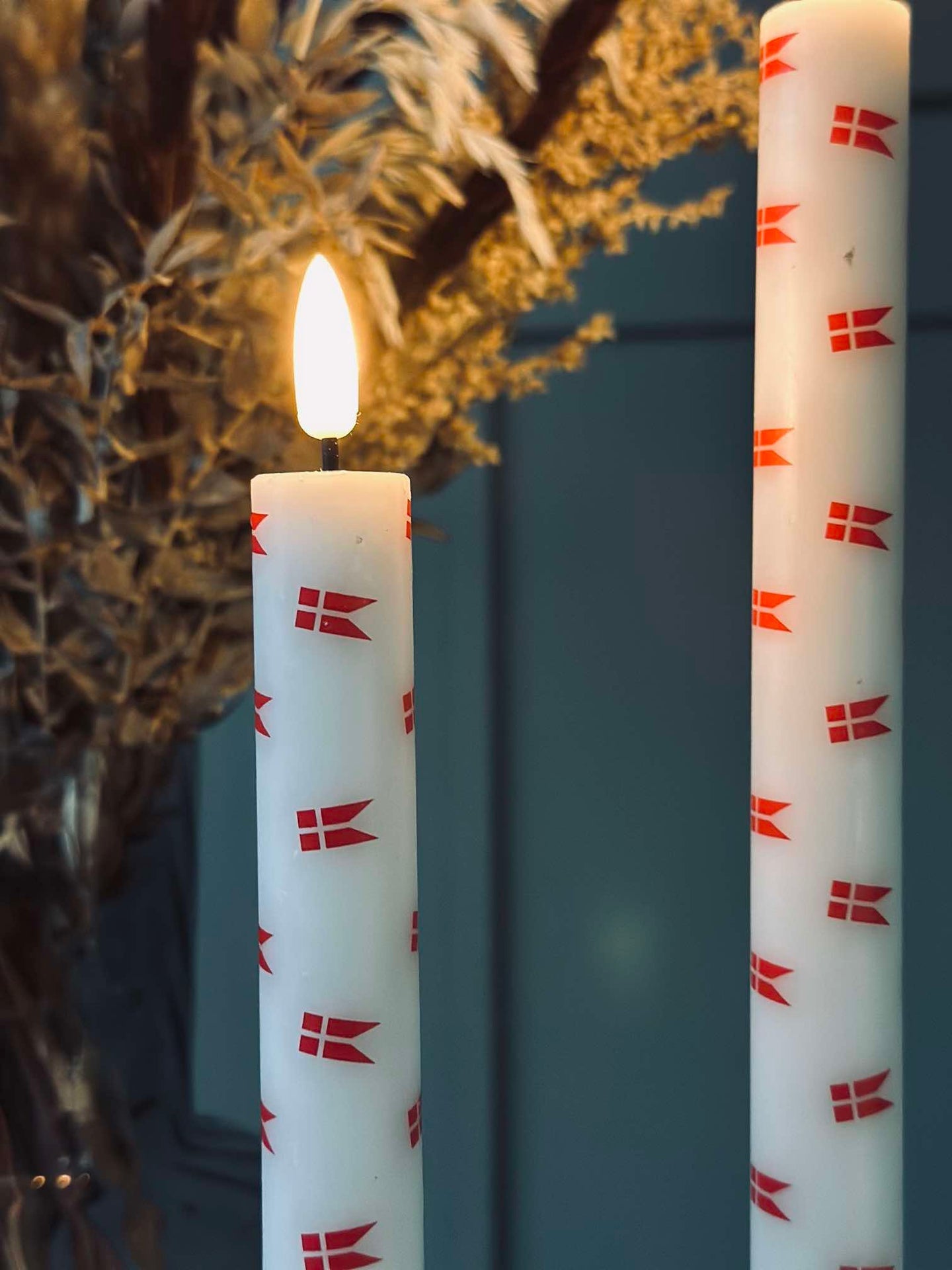 LED Scenelys 2 stk - Flagg