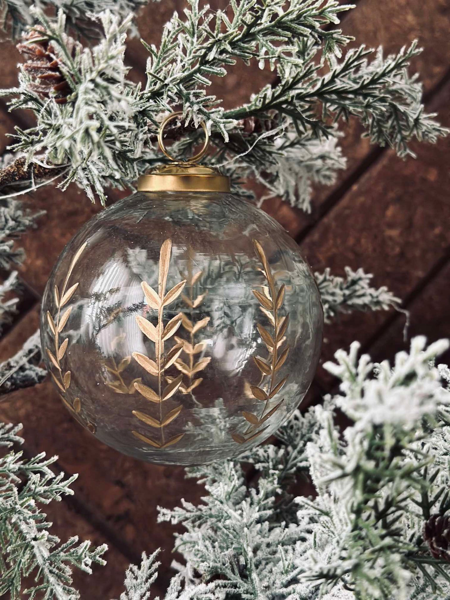 Julekuler i glass - Pakke med 2 stk