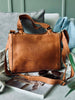 Skulderveske Vintage Cognac