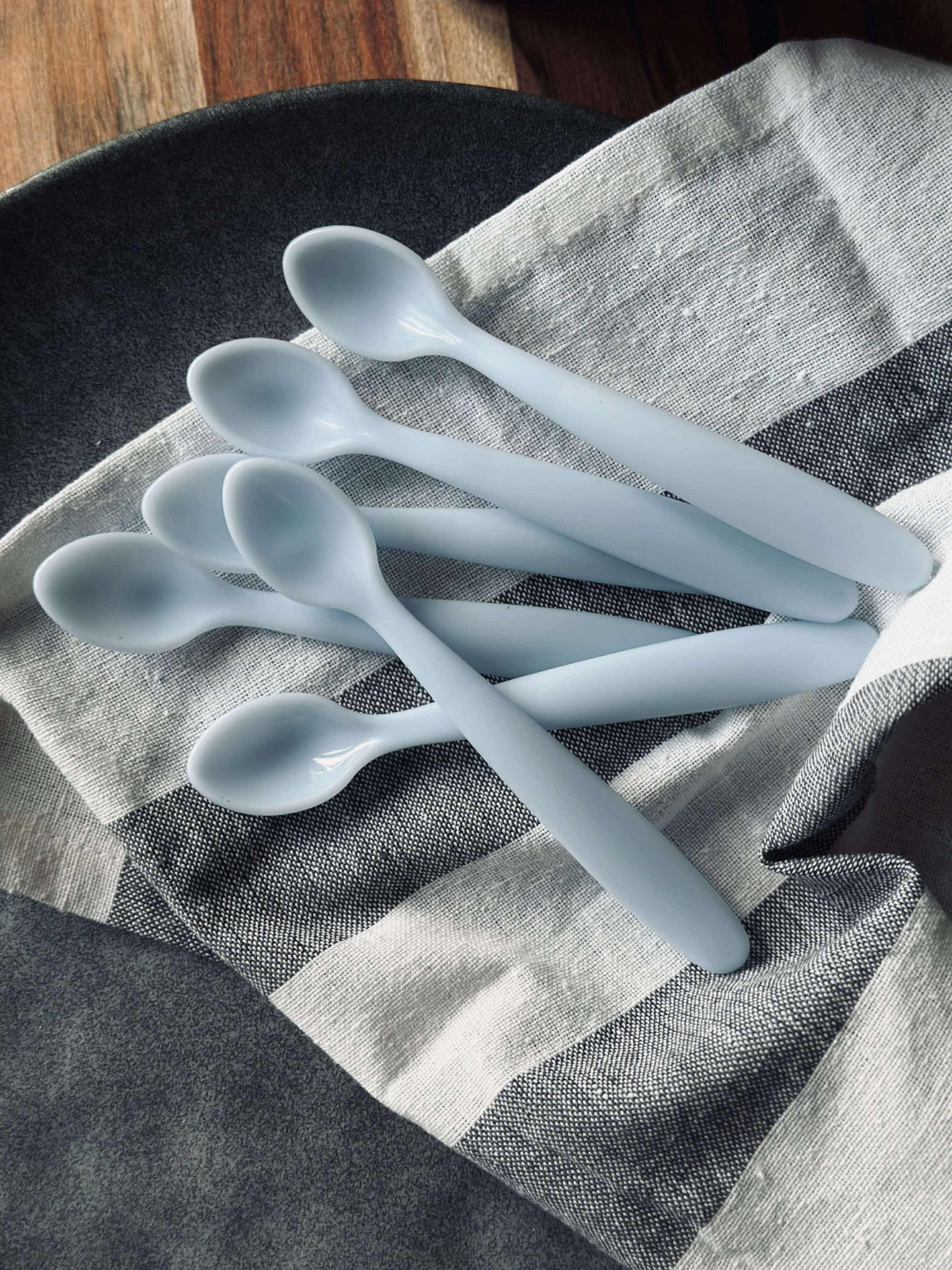 Babyskjeer - Blå - 6 stk.