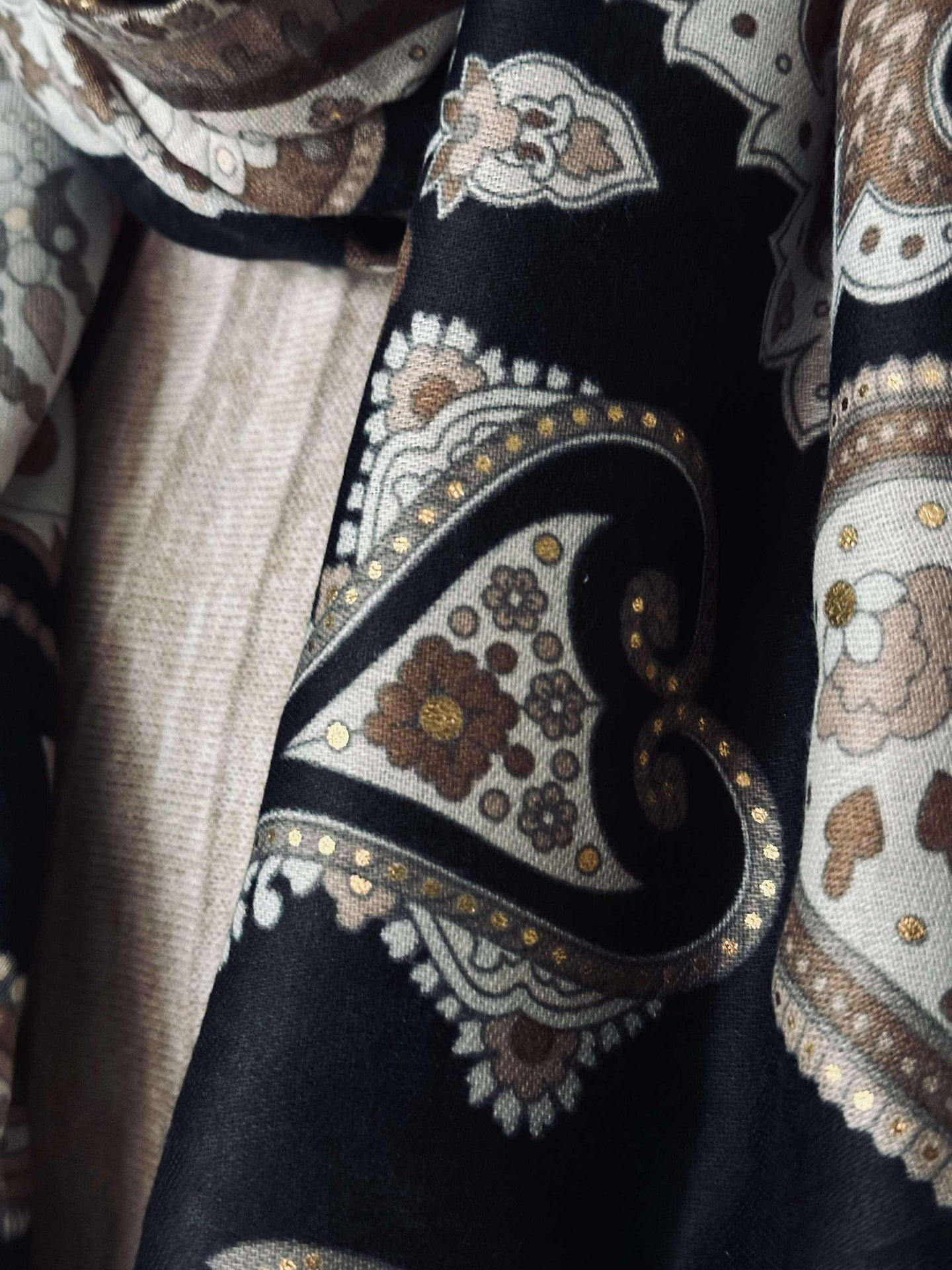Skjerf Vintage Gold