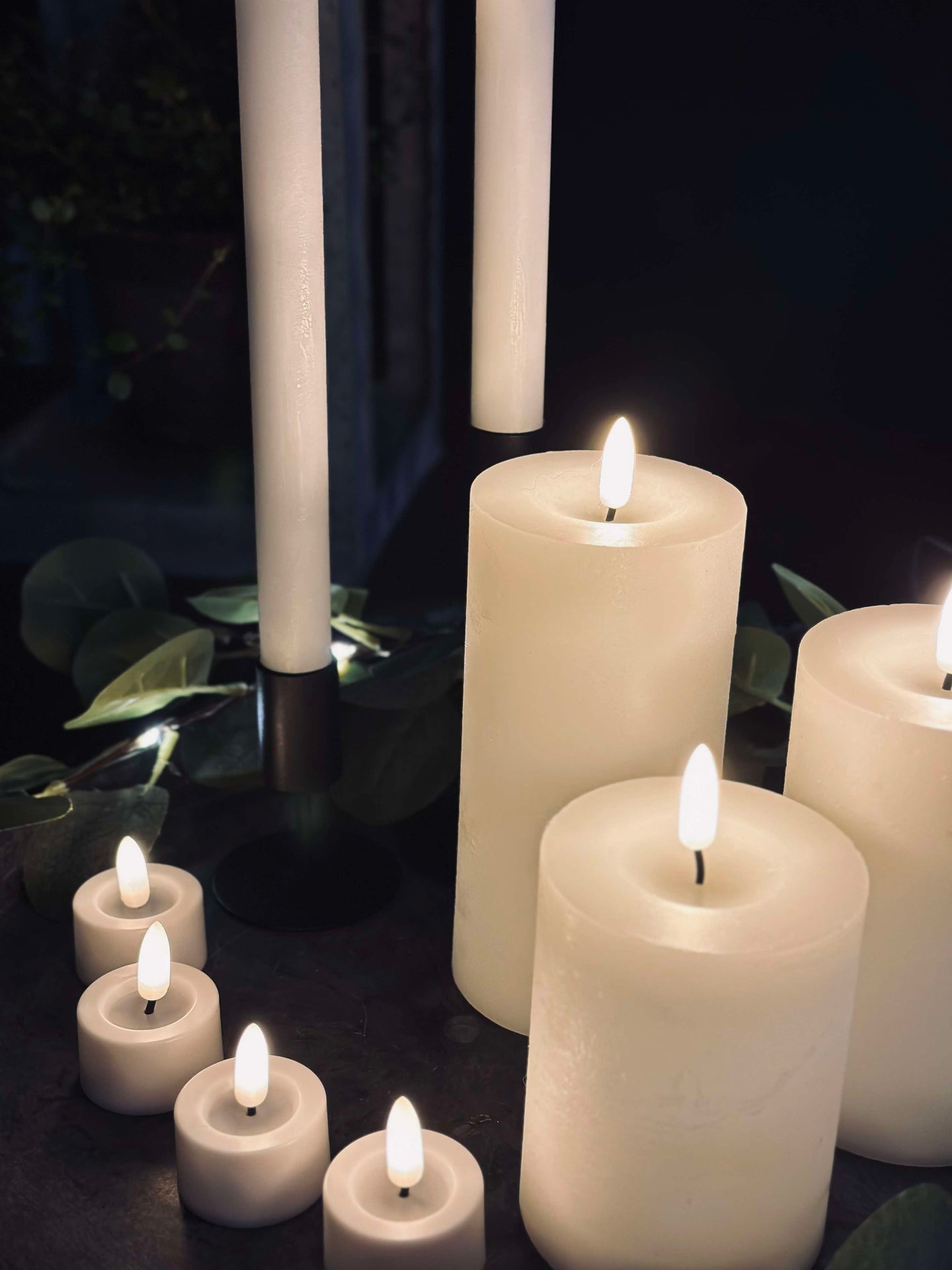 LED Lyspakke med 9 LED-lys - Inkl. fjernkontroll