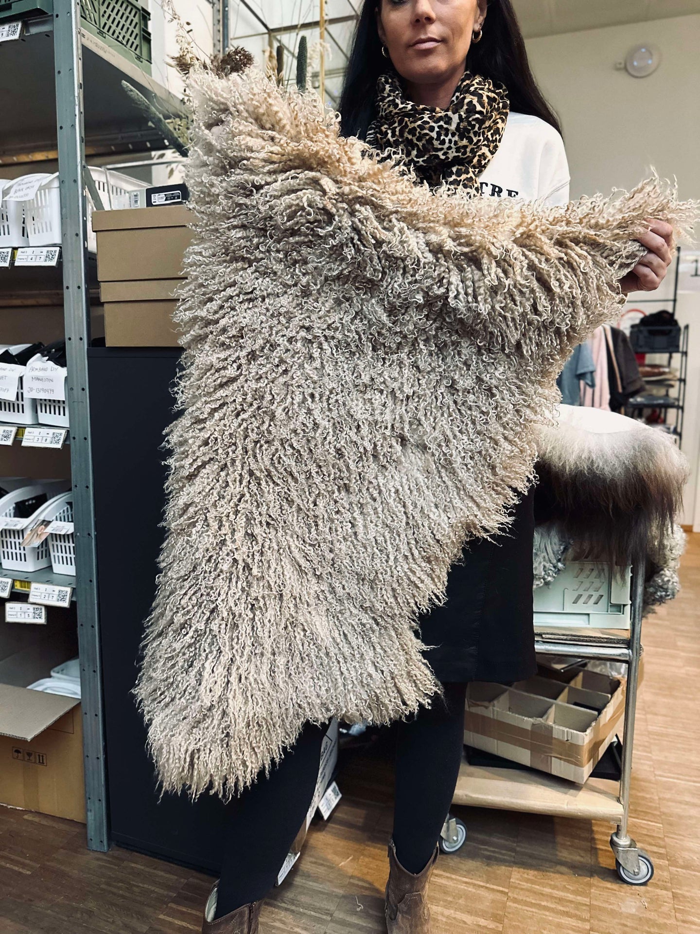 Islandsk lammeskinn – Moccachino