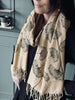 Skjerf Ginkgo - Beige